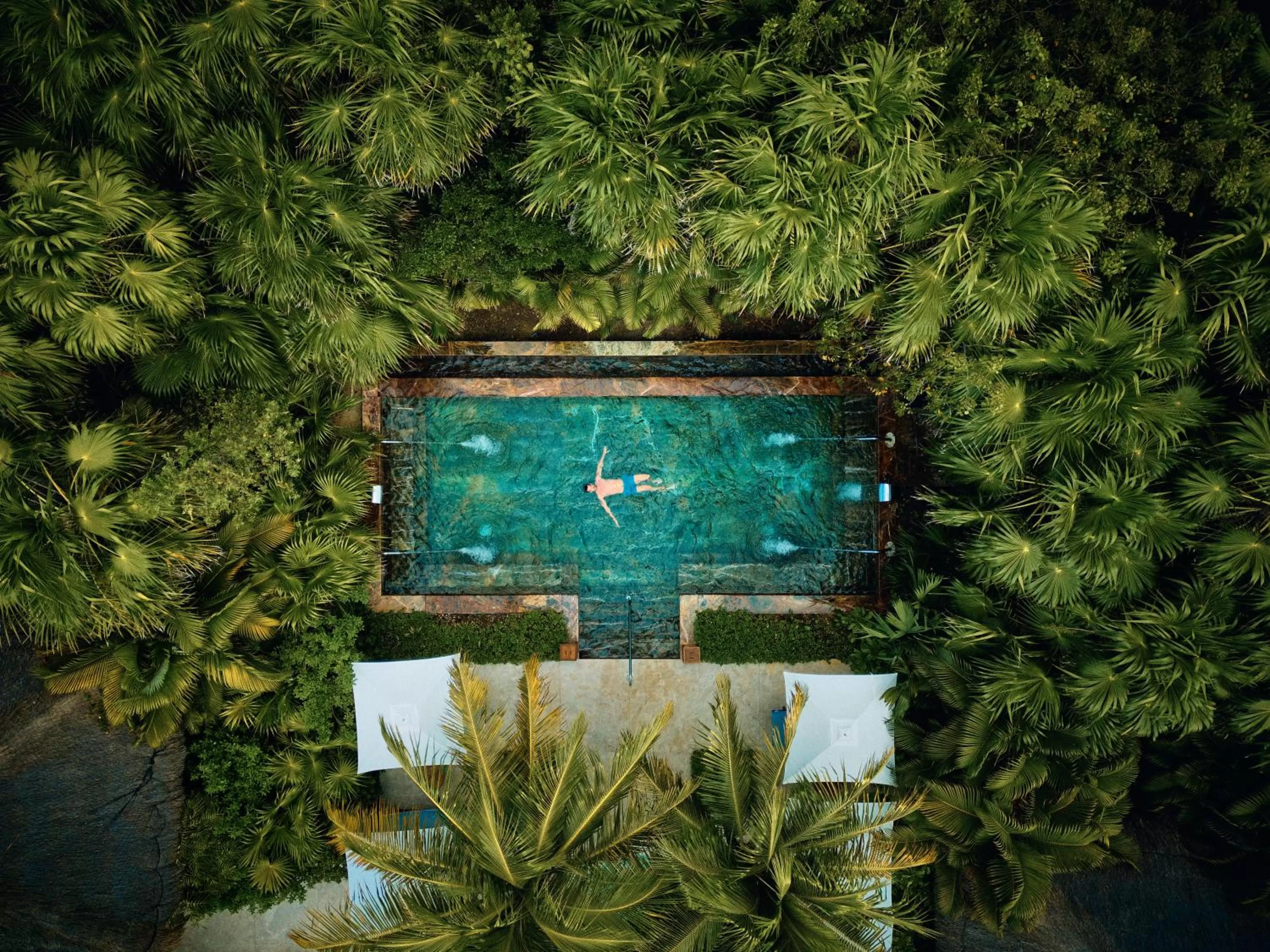 Natural landscape in Chablé Maroma