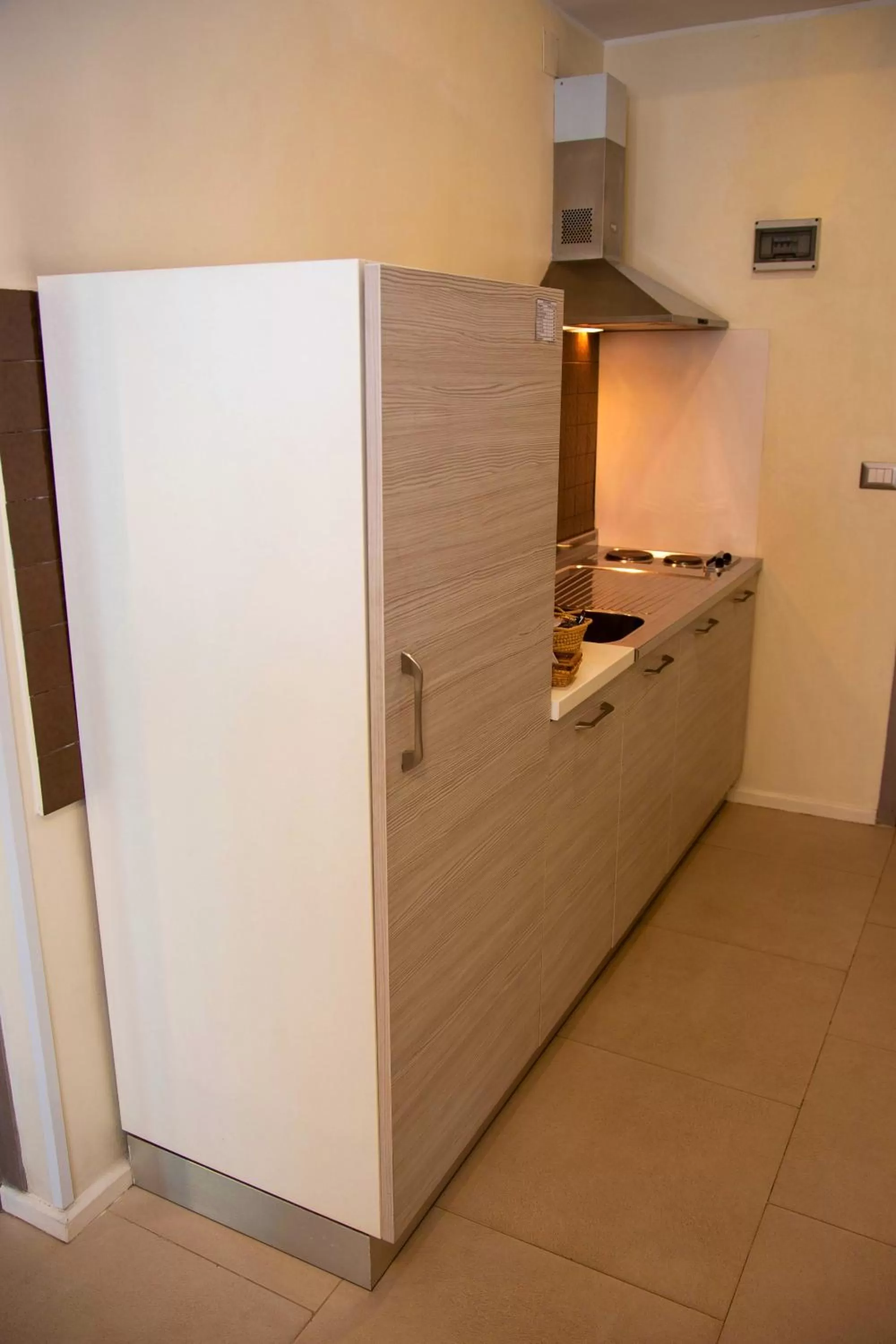 Kitchen or kitchenette in Hotel La Villette