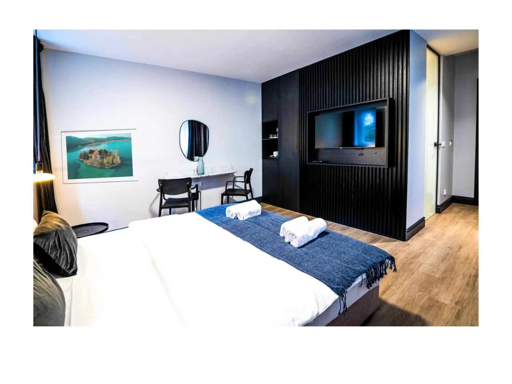 Bedroom, Bed in Doma Zagreb Aparthotel