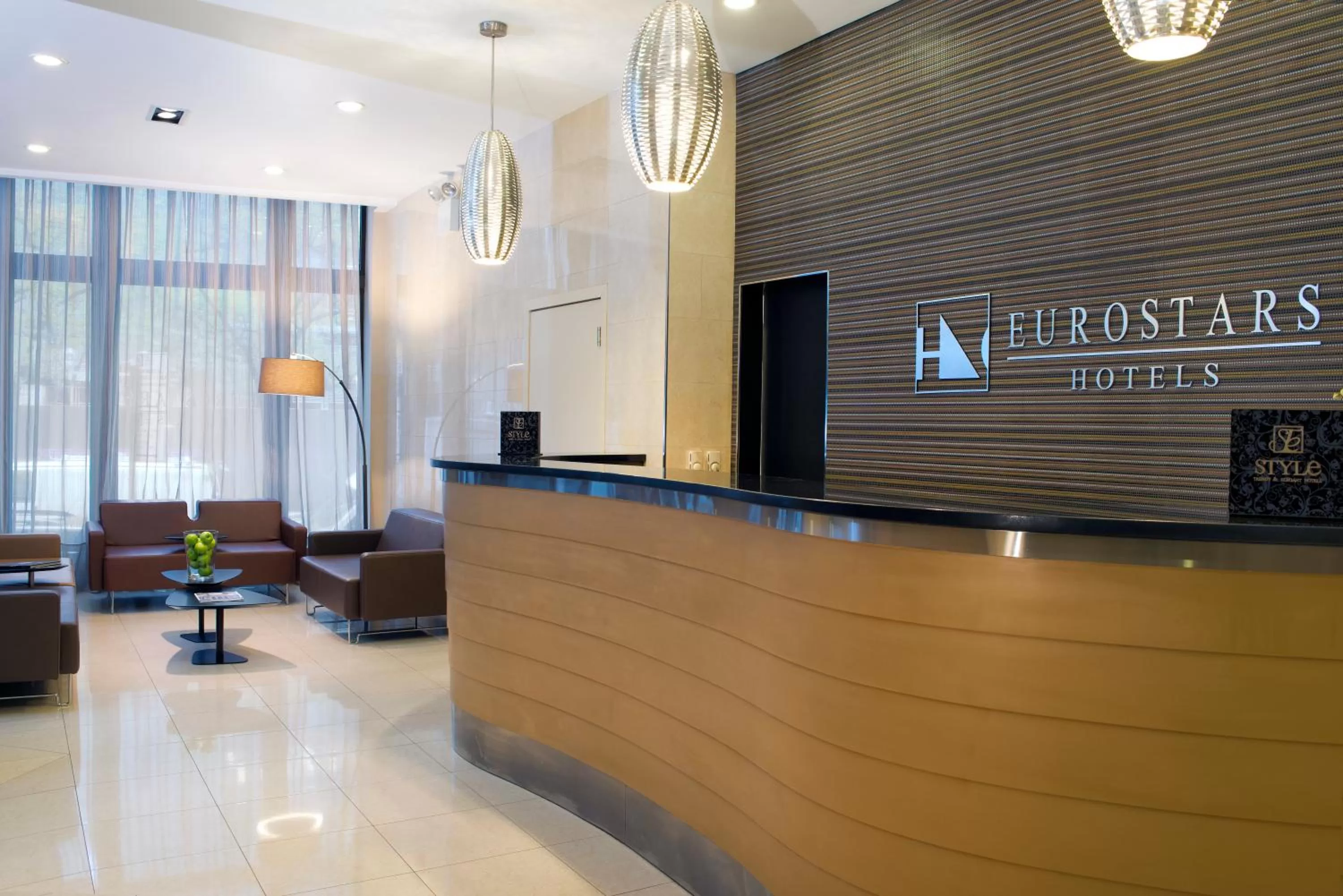 Lobby or reception in Eurostars Wall Street