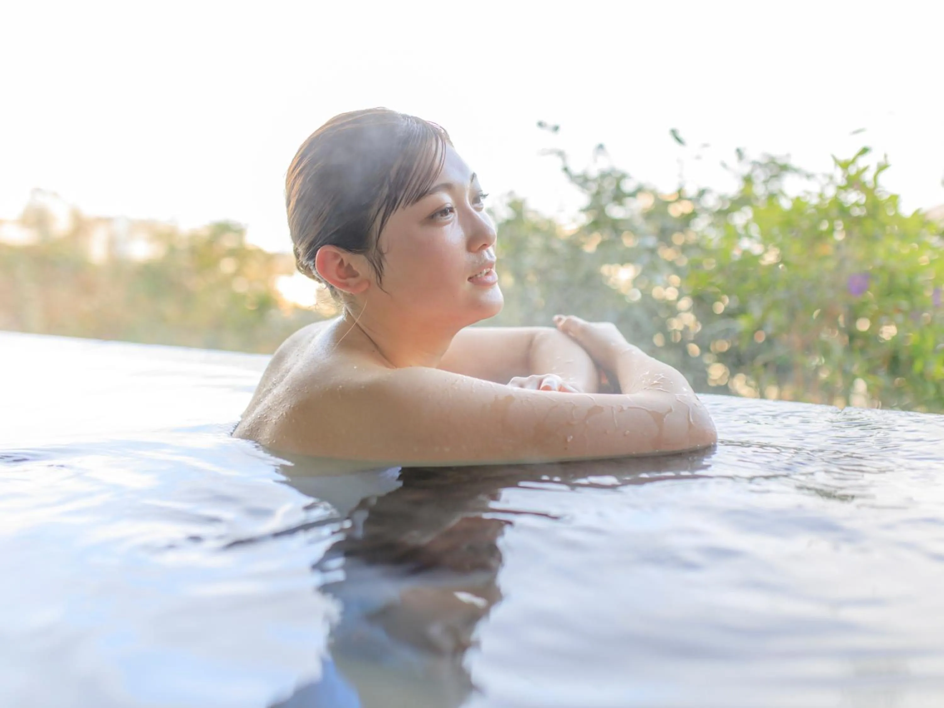 Hot Spring Bath in Ito Hotel Juraku