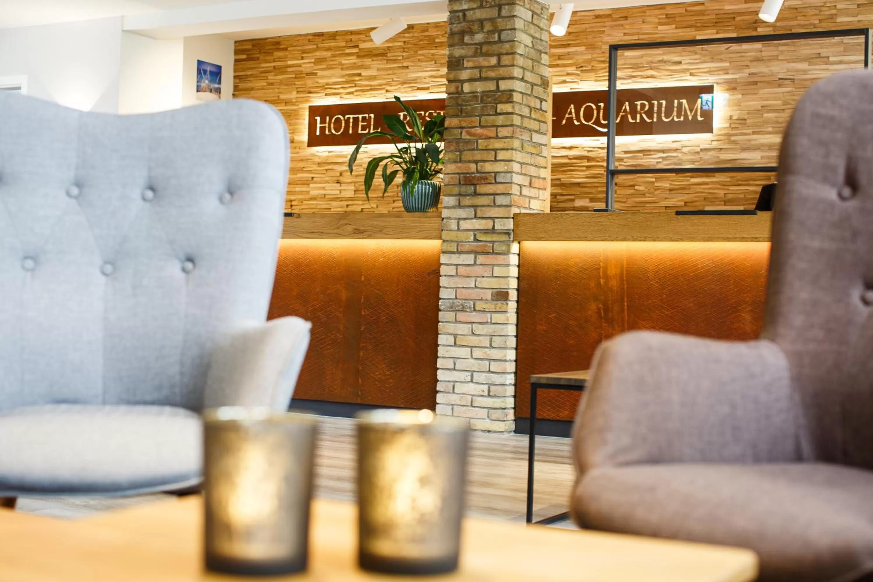 Lobby or reception in Romantik Hotel Aquarium