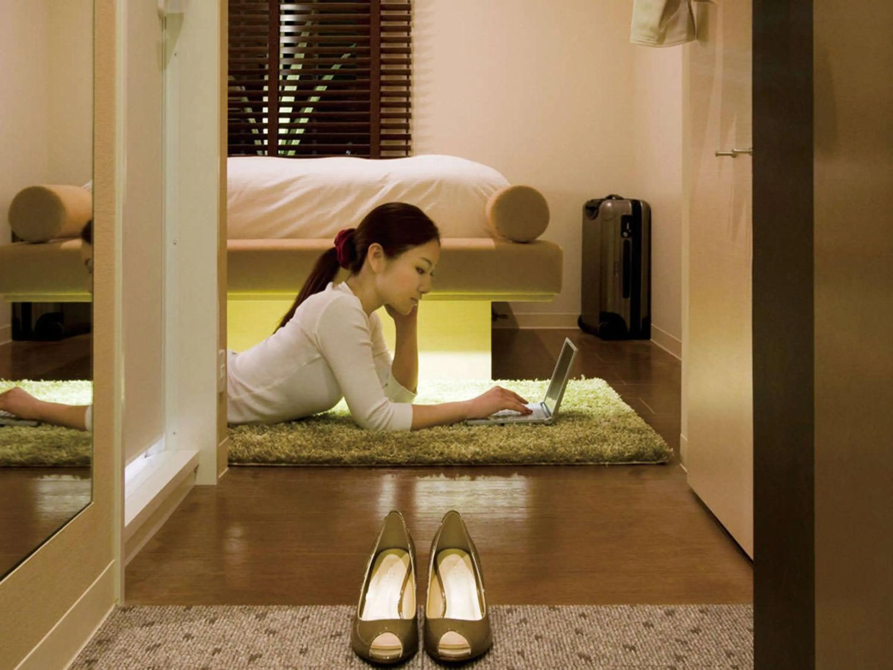 Photo of the whole room, Bed in Hotel Resol Ikebukuro