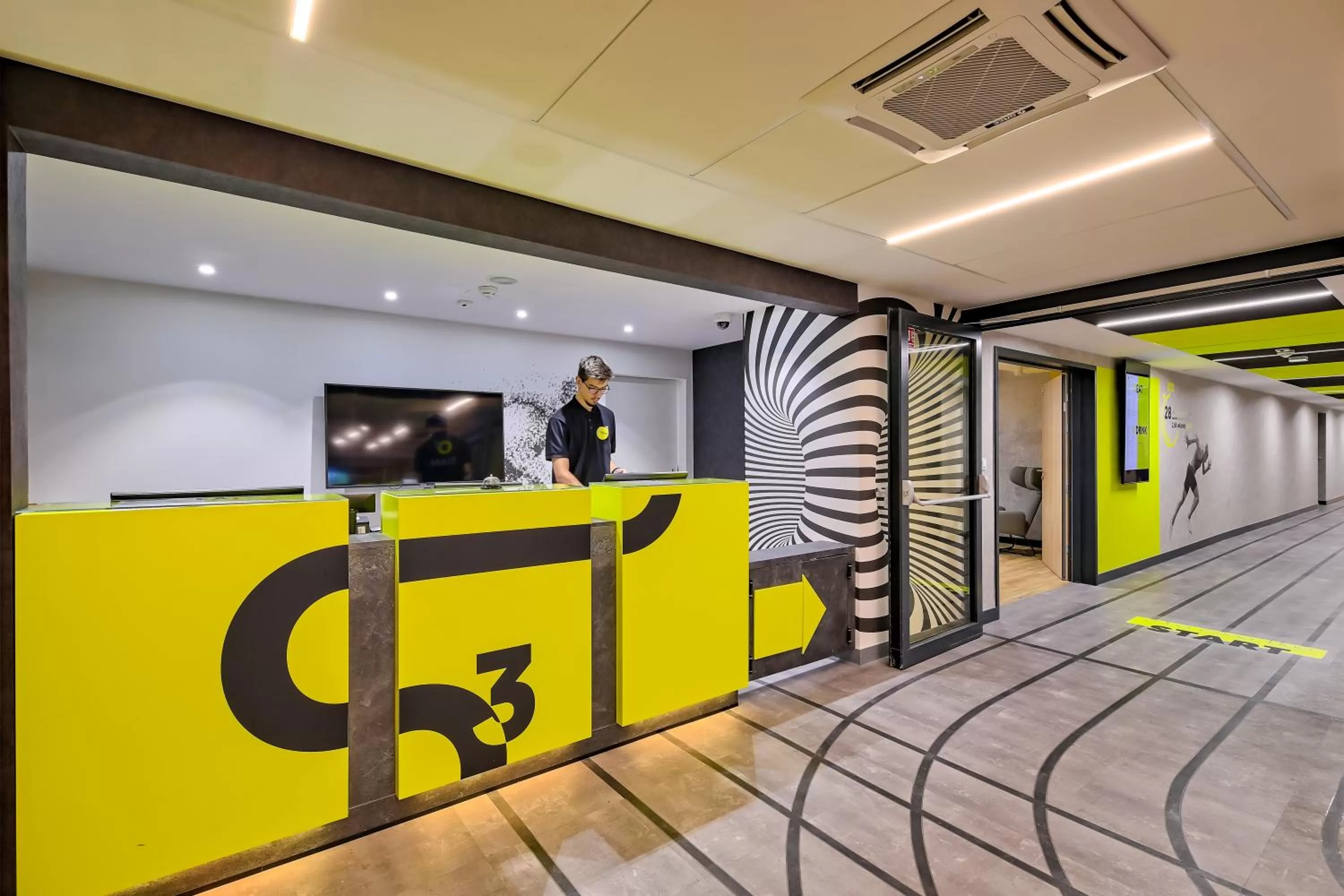 Lobby or reception in o3Hotel