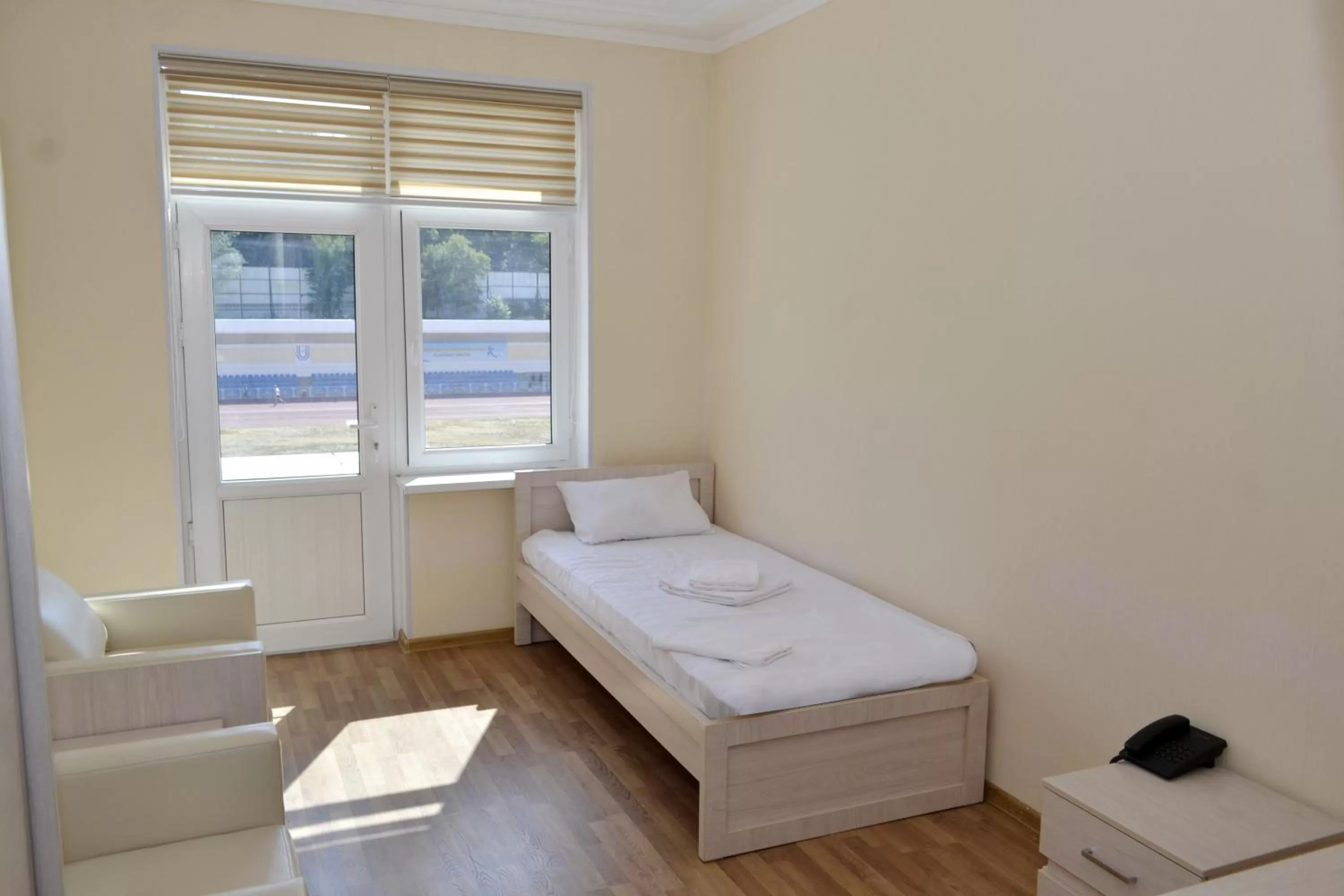 Bed in Pakhtakor Athletics hotel