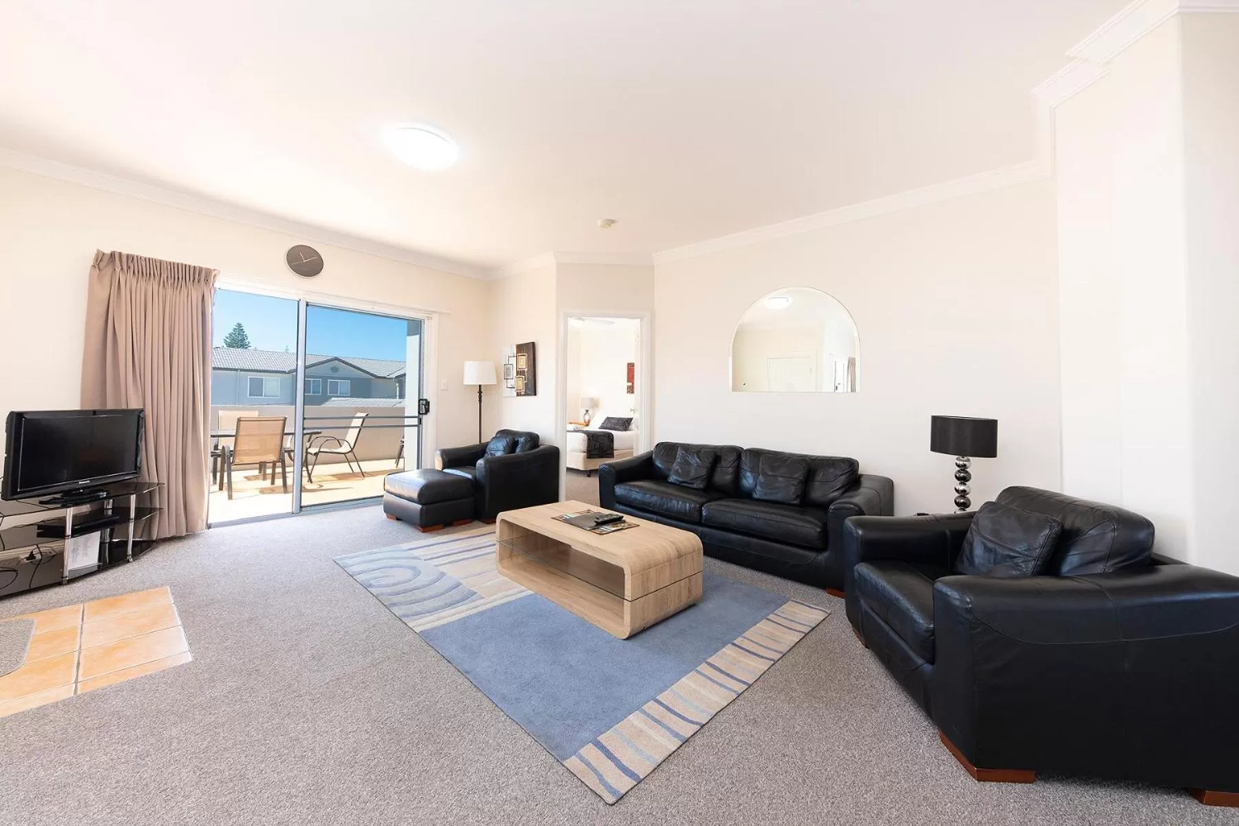 Two Bed Garden View Apartment in Meridian Beachside Apartments