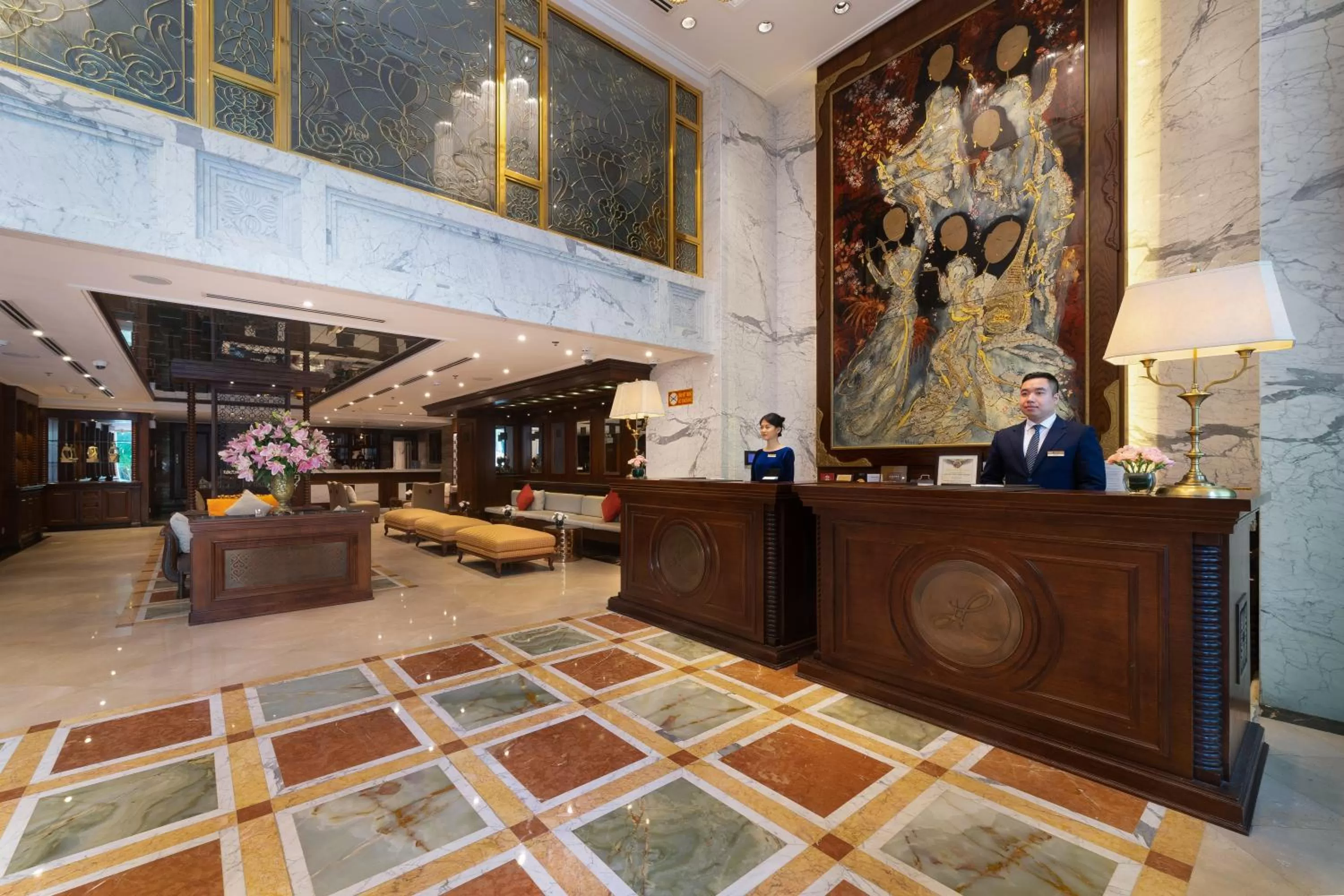 Lobby or reception in The Lapis Hotel