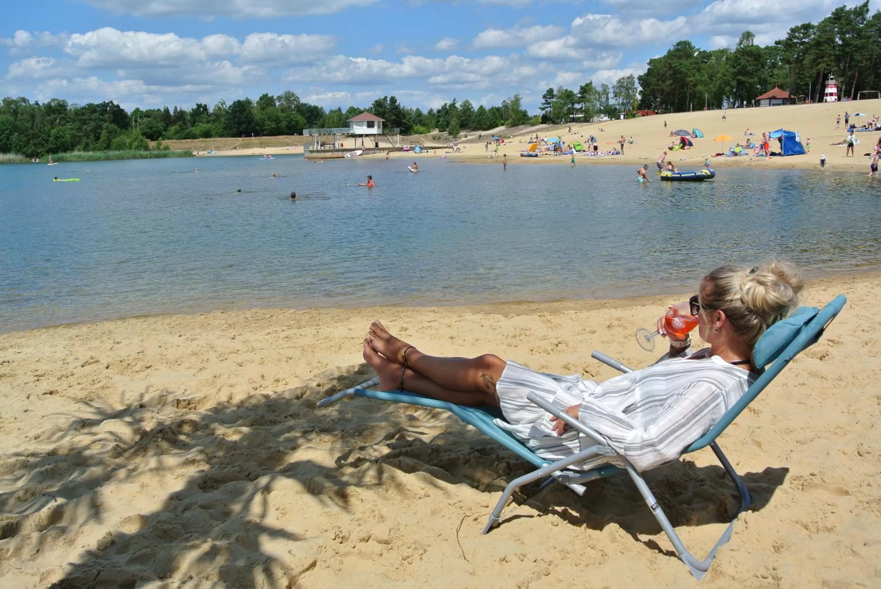 Beach in Bernsteinsee Hotel&Ferien