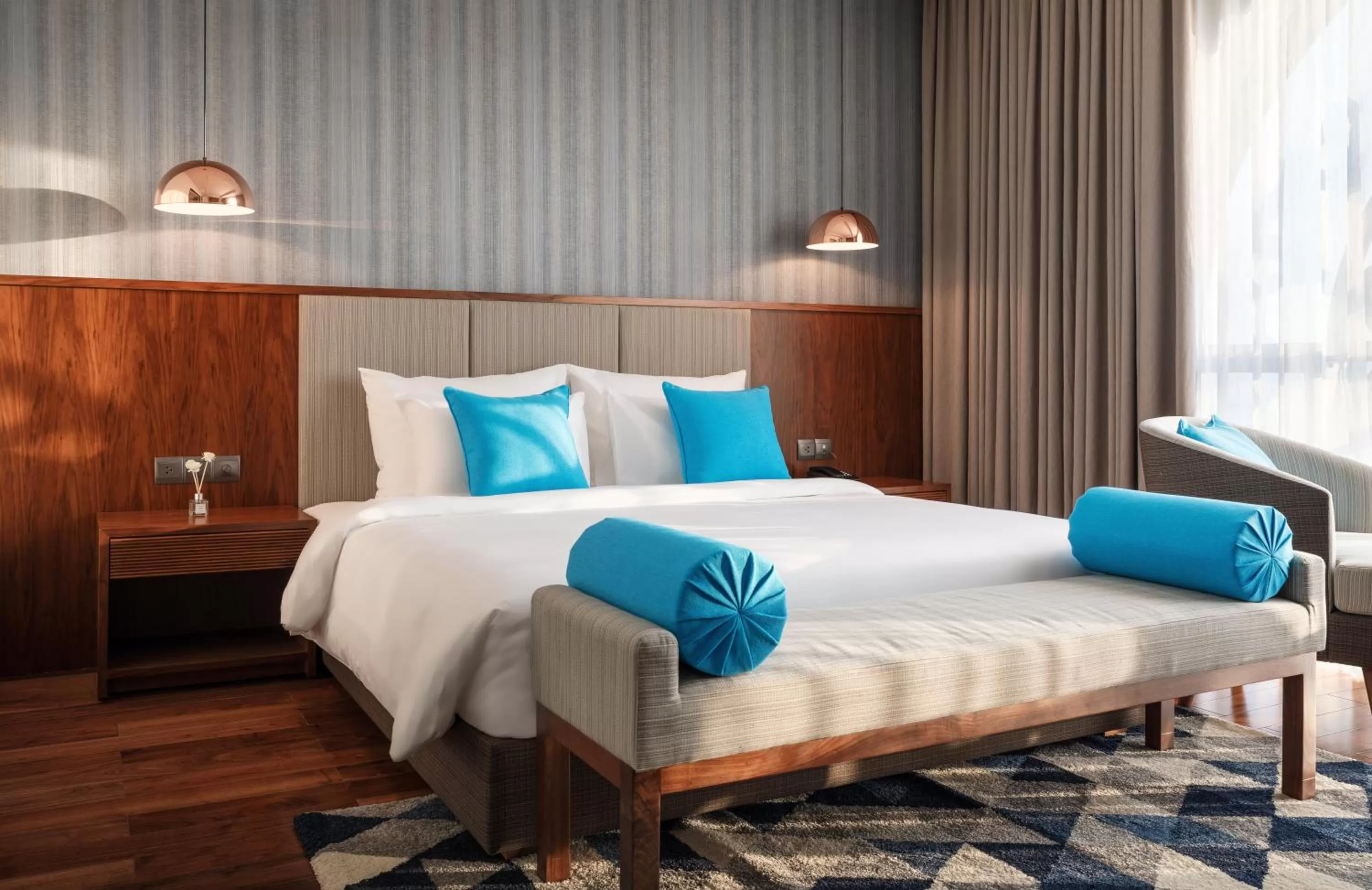 Bed in D'Lecia Ha Long Hotel