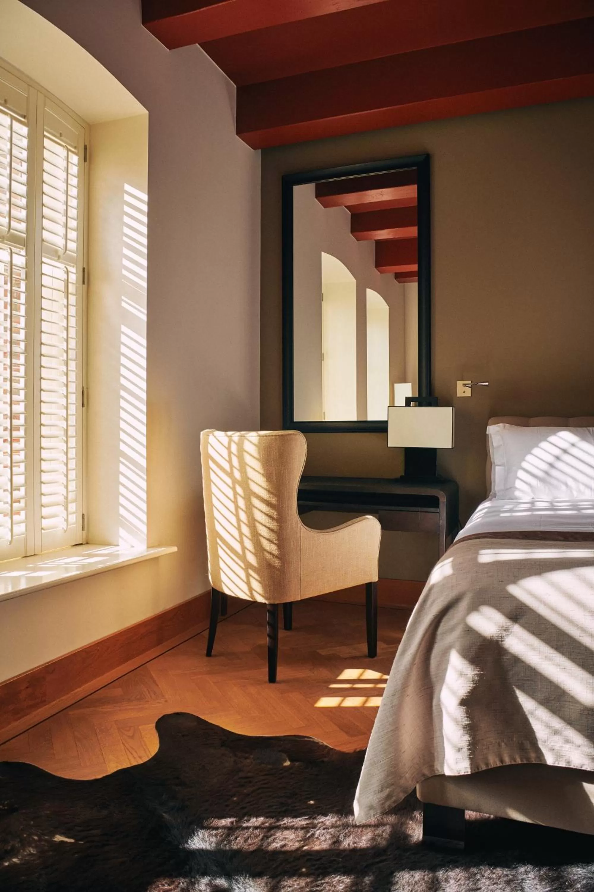 Seating area, Bed in Prinsenhof