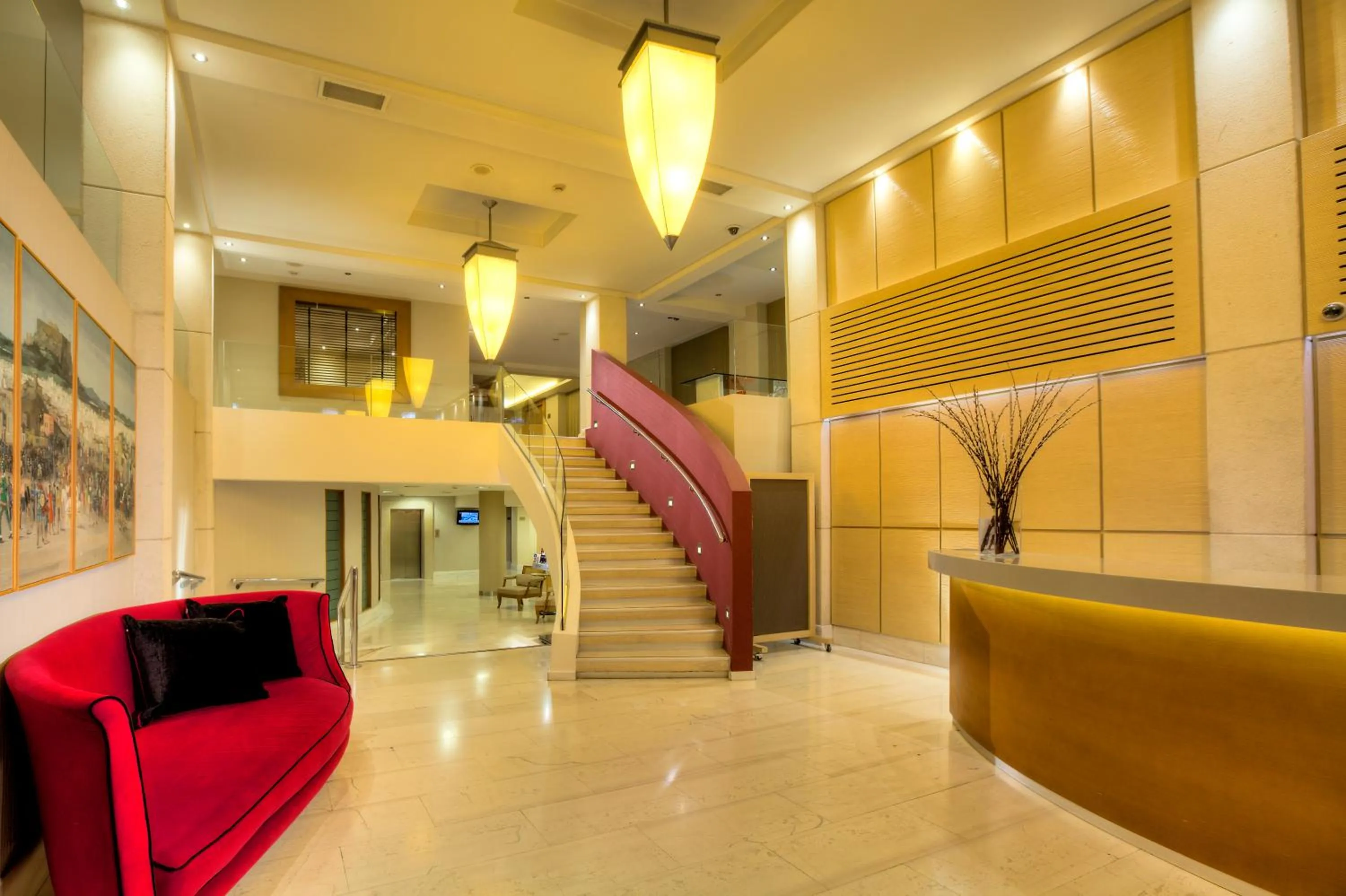 Lobby or reception in Central Hotel