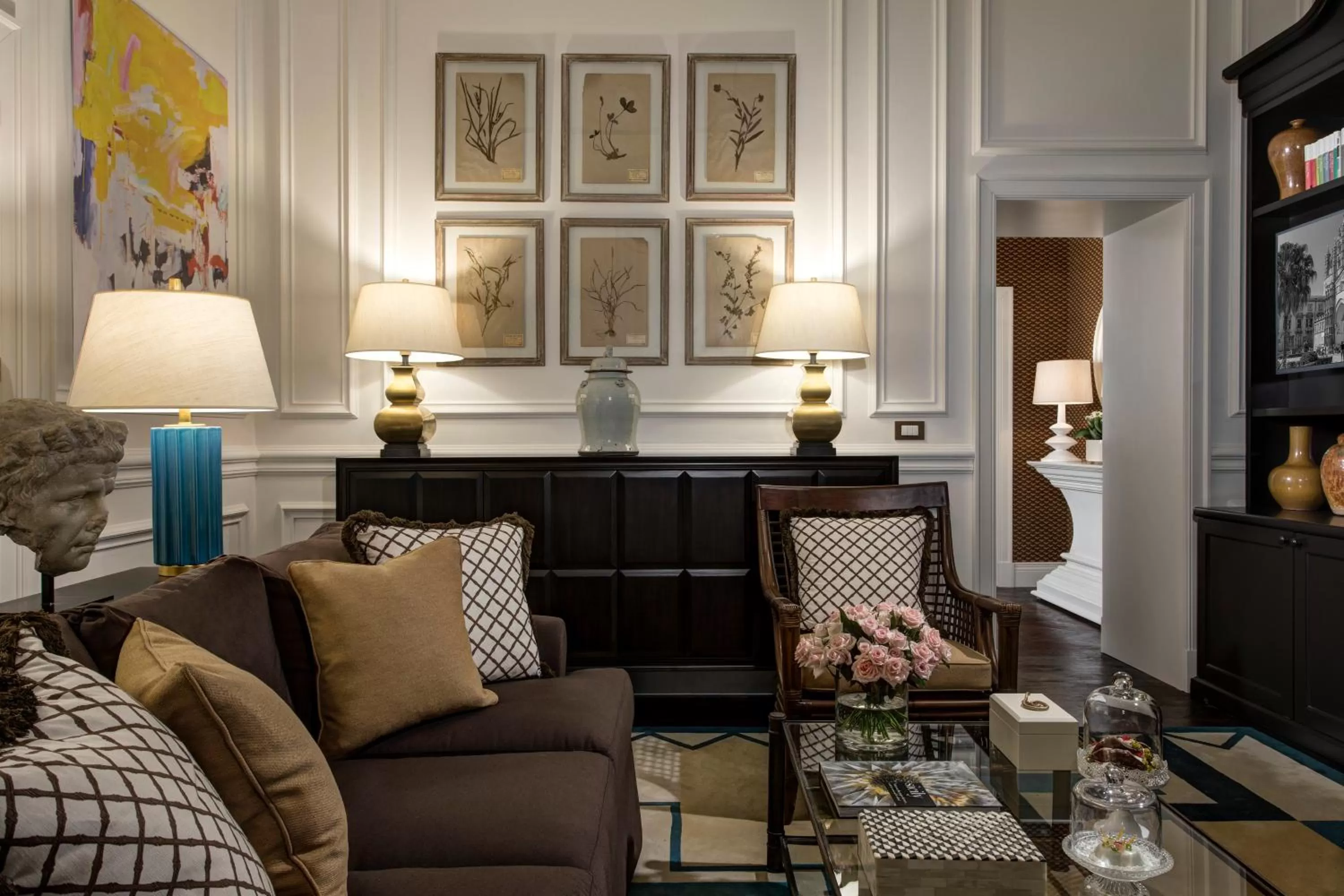 Living room in Rocco Forte Villa Igiea