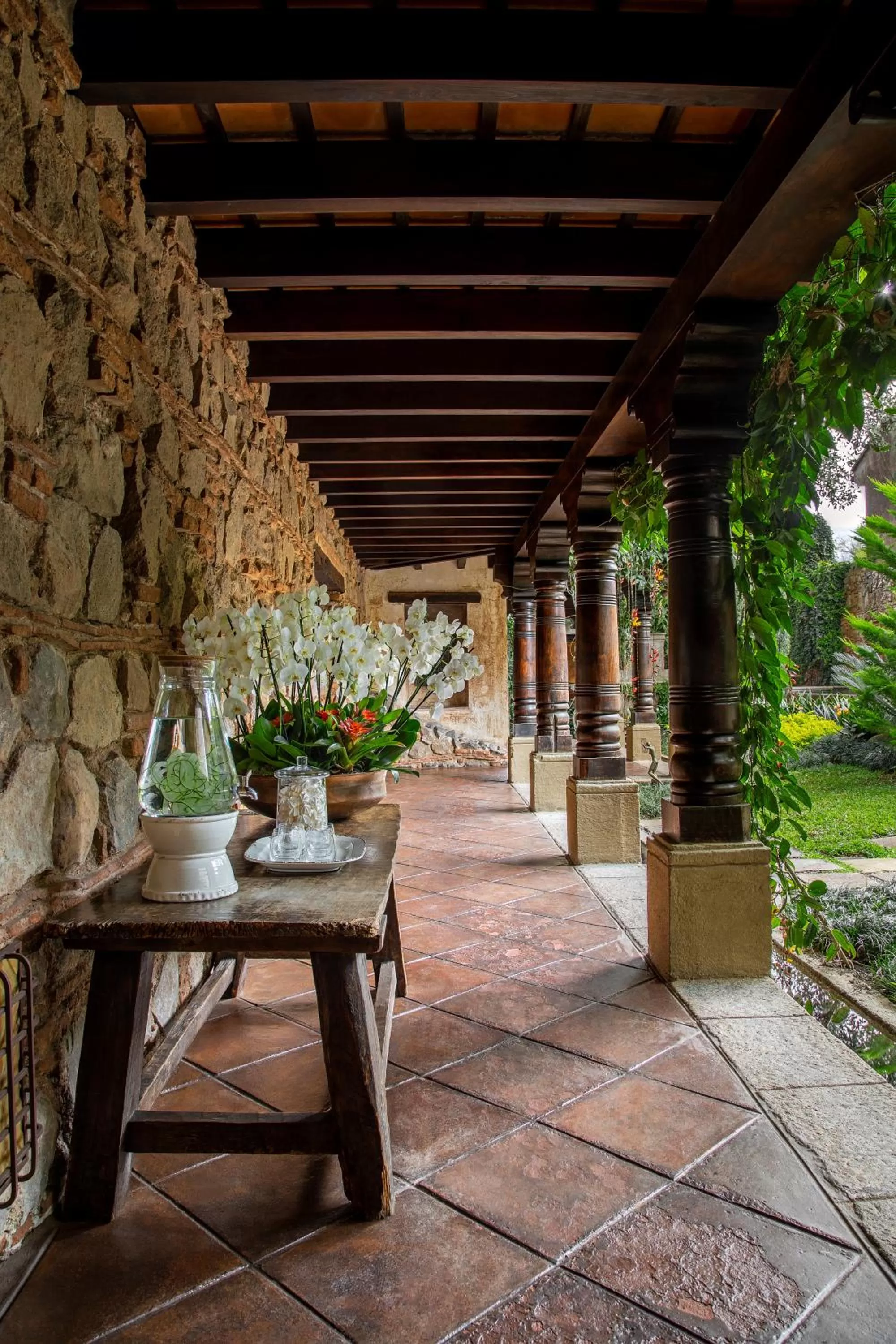 Garden in El Convento Boutique Hotel
