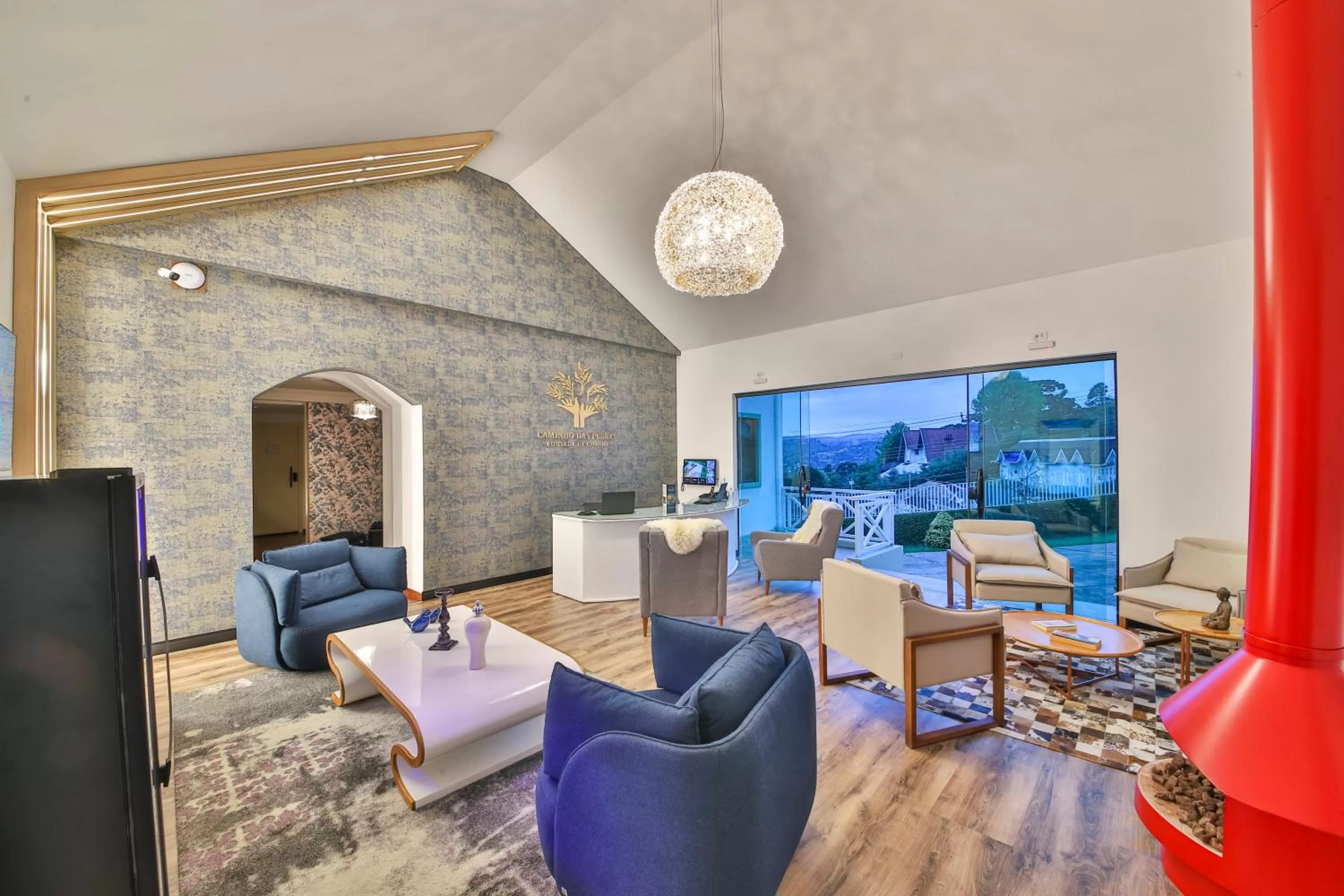 Communal lounge/ TV room in Caminho das Pedras Pousada de Charme