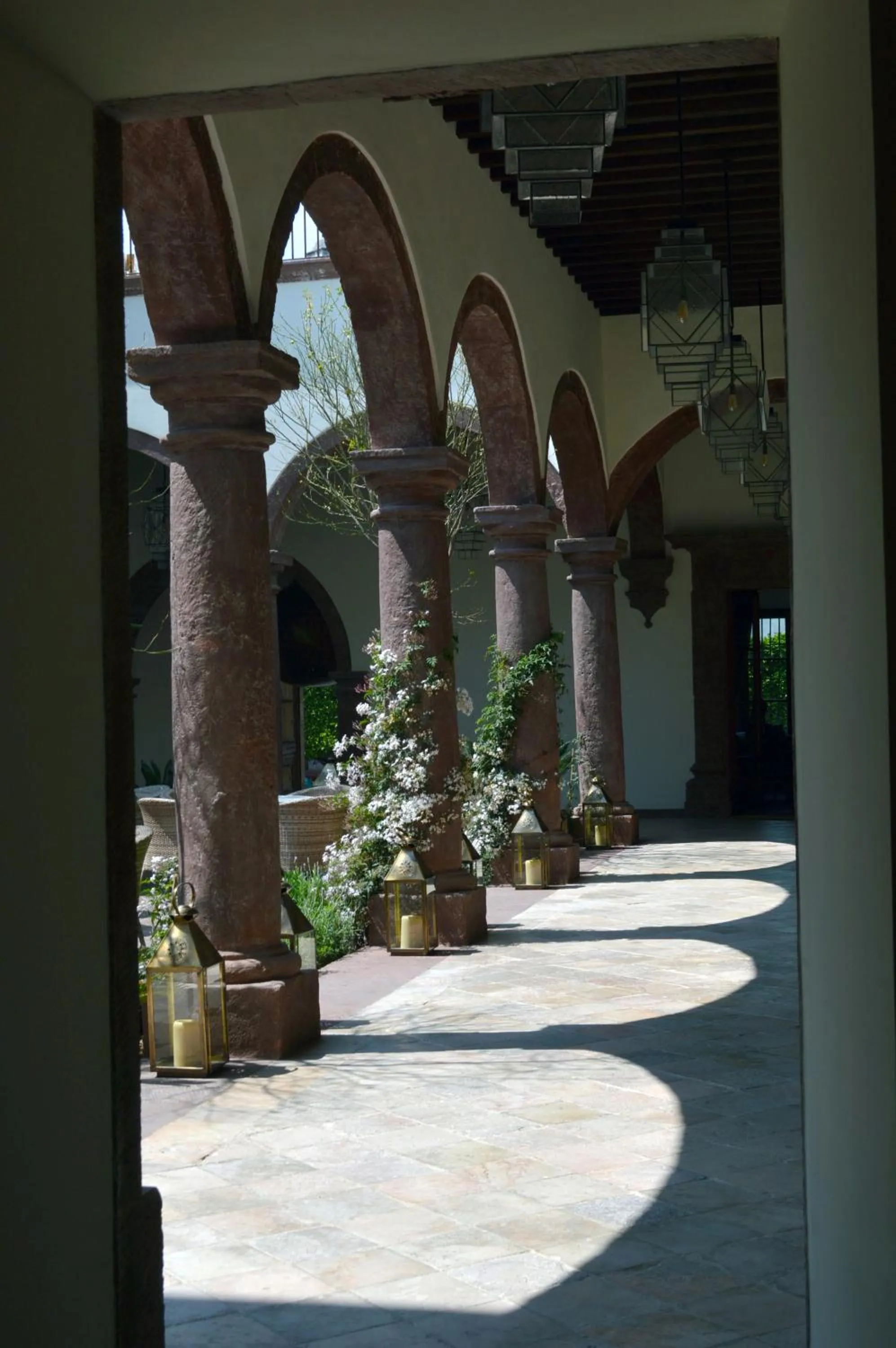 Patio in Hotel Casa Blanca 7