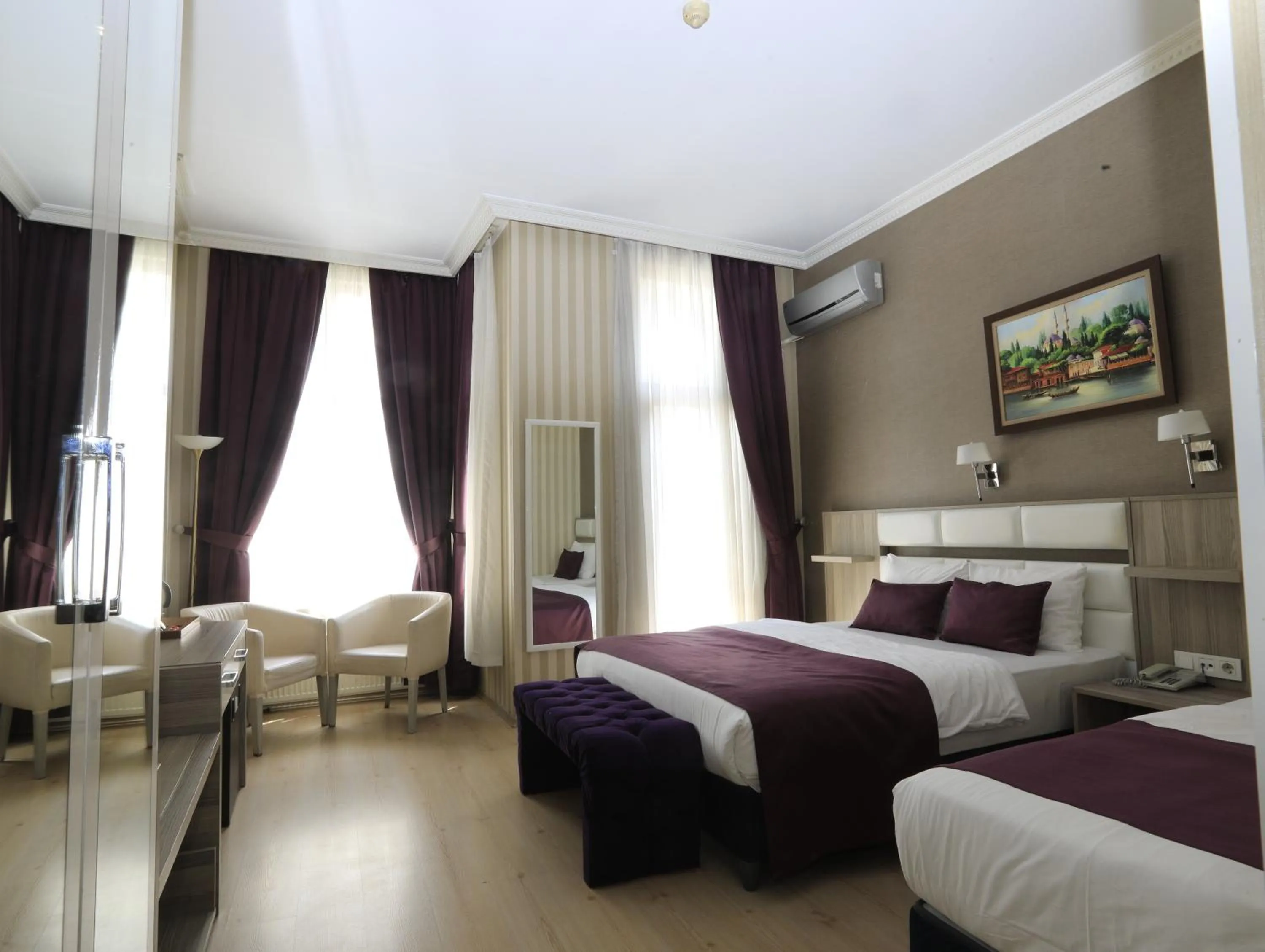 Bed in Nil Hotel İstanbul City Center