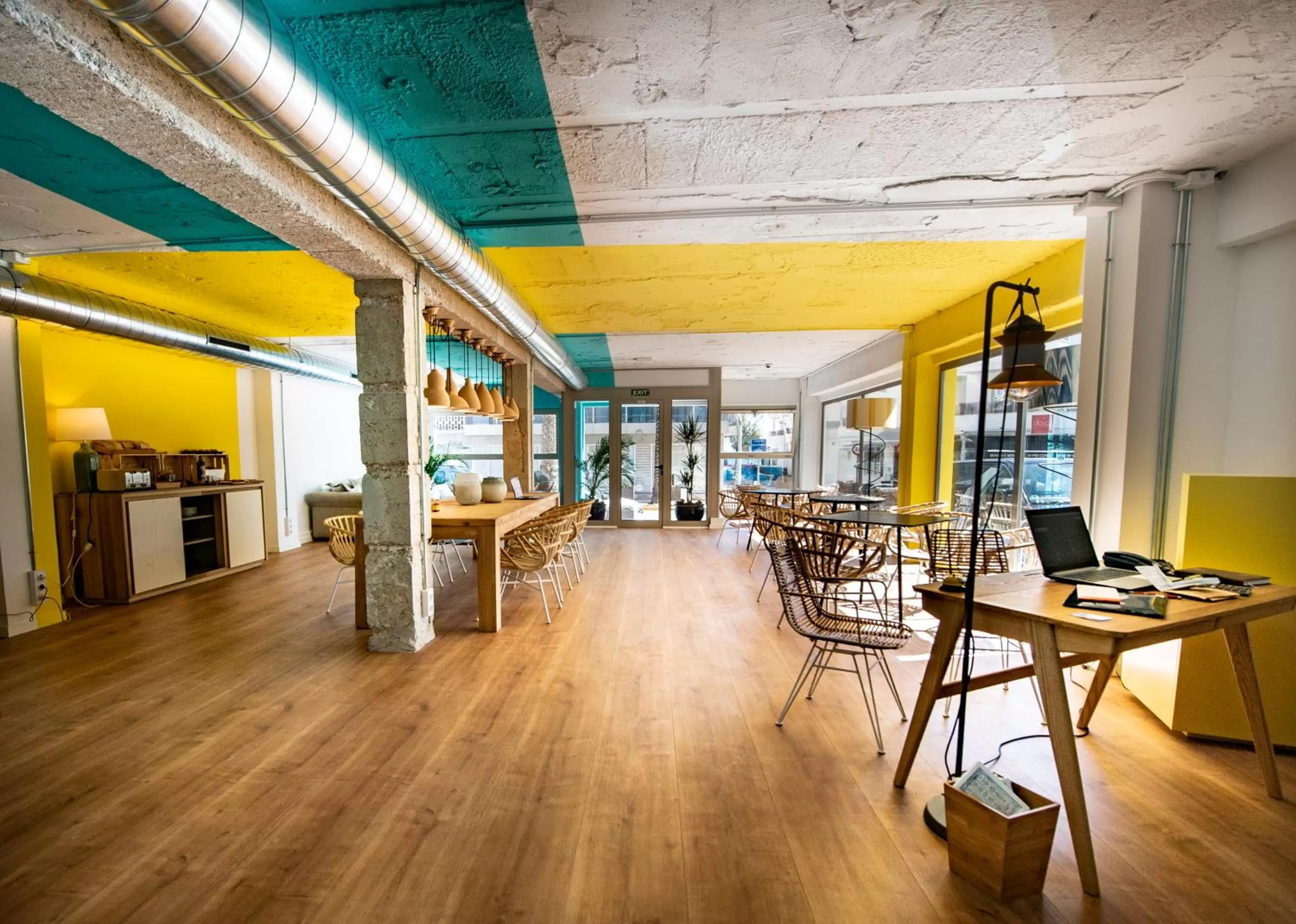 Lobby or reception in Hostal Blanca