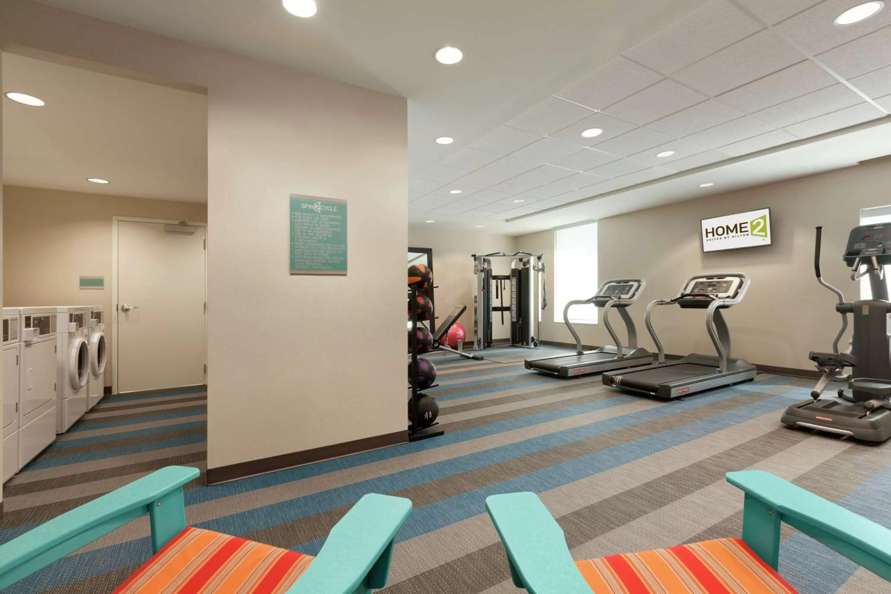 Fitness centre/facilities in Home2 Suites by Hilton Seattle Airport