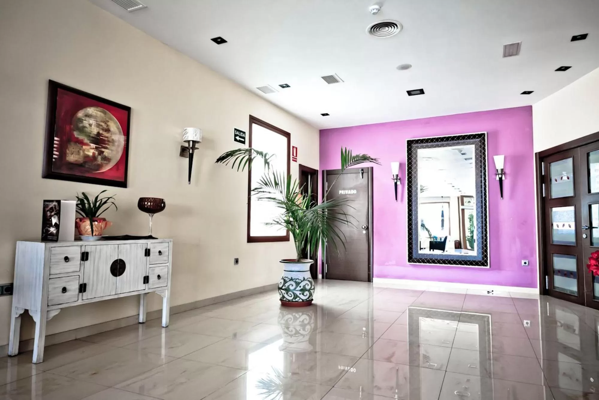 Lobby or reception in Hotel Campos de Baeza