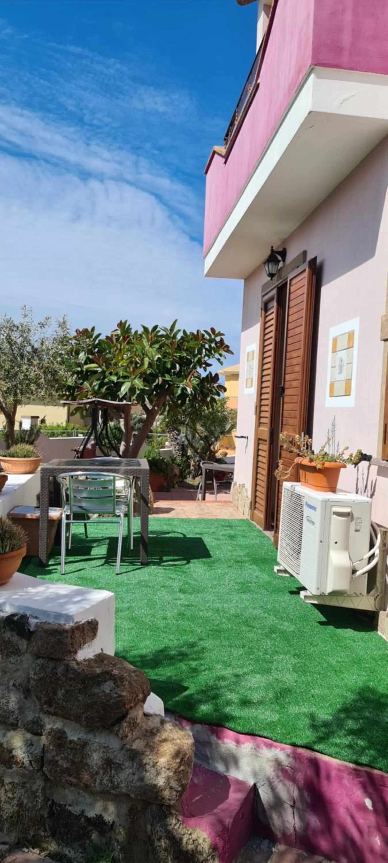 Patio in La Fortezza casa vacanze & appartament