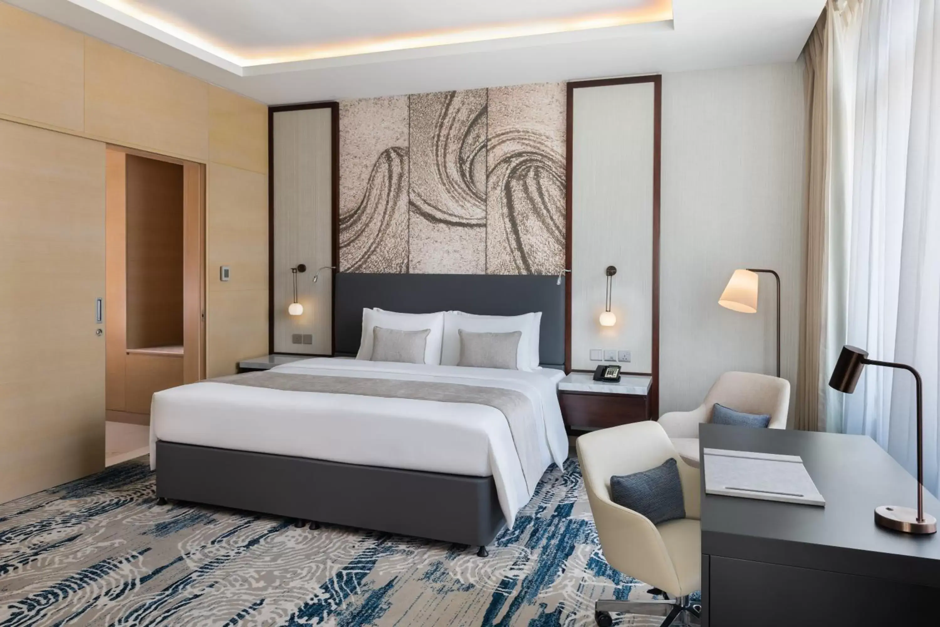 Superior King Room with City View, Complimentary Shuttle to Kite Beach, Dubai Mall / Burj Khalifa, 25% off F&B and Spa in Wyndham Dubai Deira Superior King Room with City View, Complimentary Shuttle to Kite Beach, Dubai Mall / Burj Khalifa, 25% off F&B and Spa in Wyndham Dubai Deira