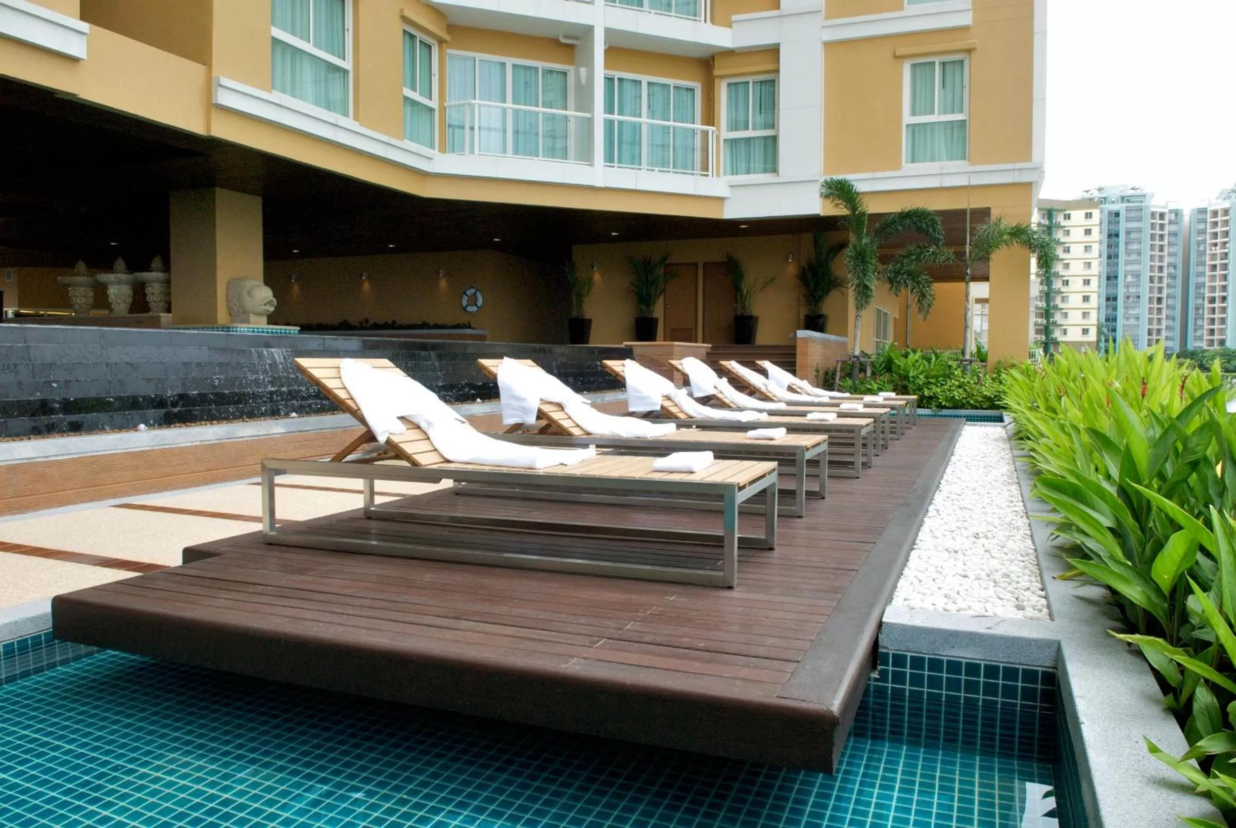 Swimming pool in The Narathiwas Hotel & Residence Sathorn Bangkok