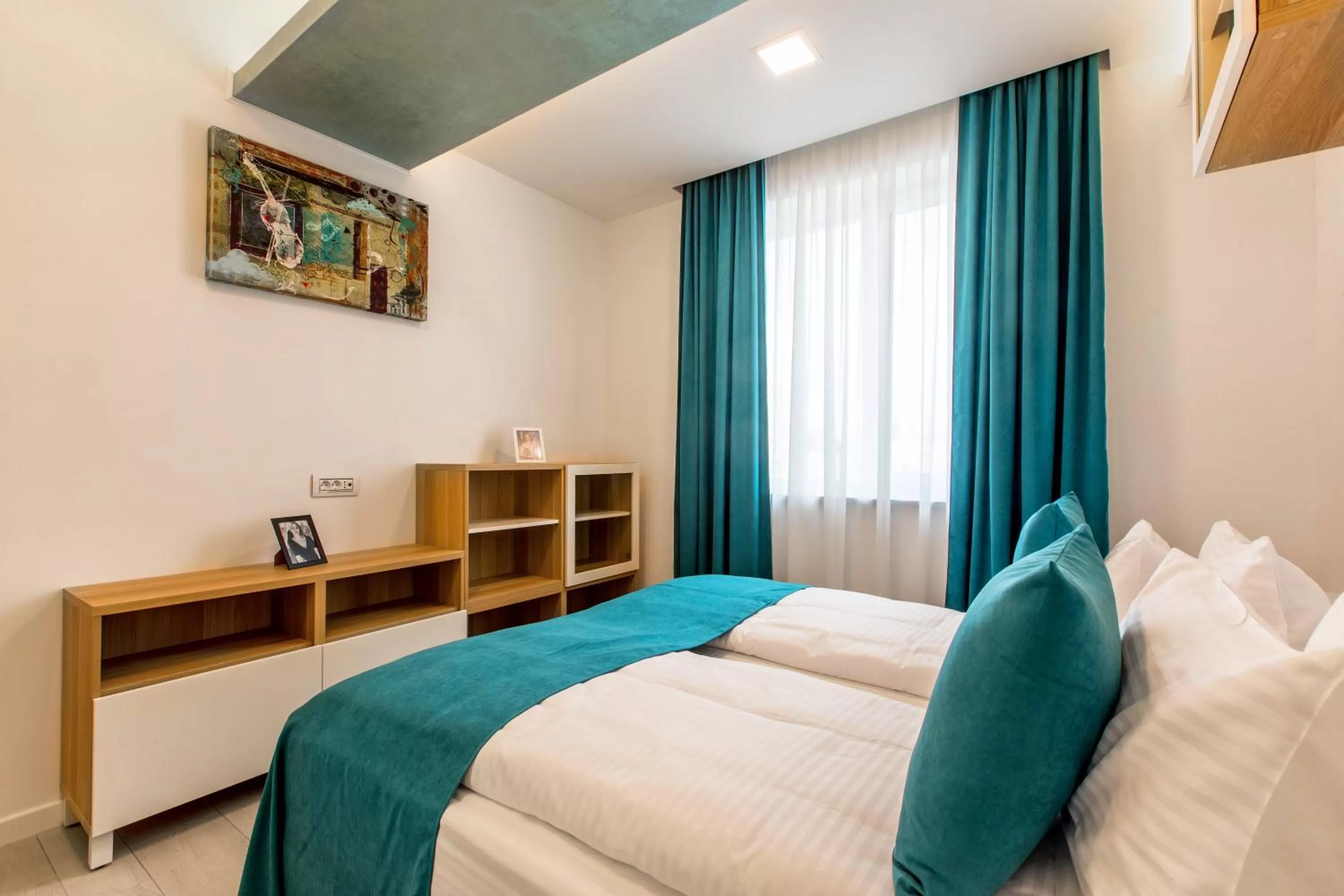 Bed in Mava Apartamente