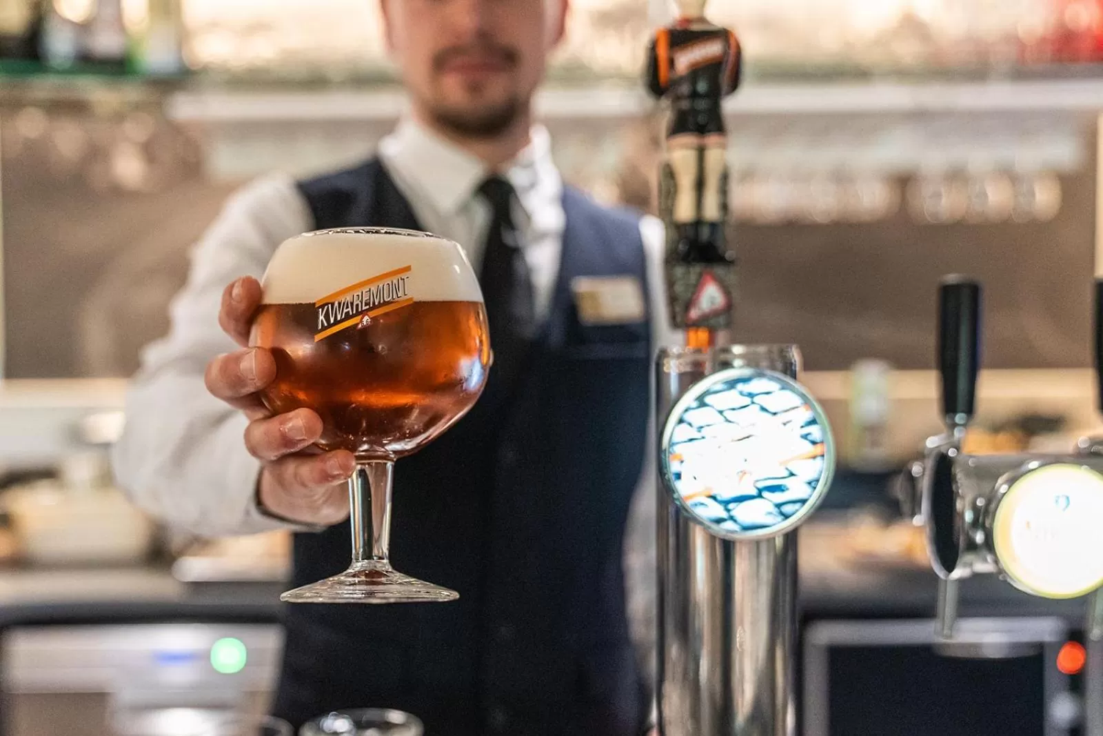 Lounge or bar in Velotel Brugge