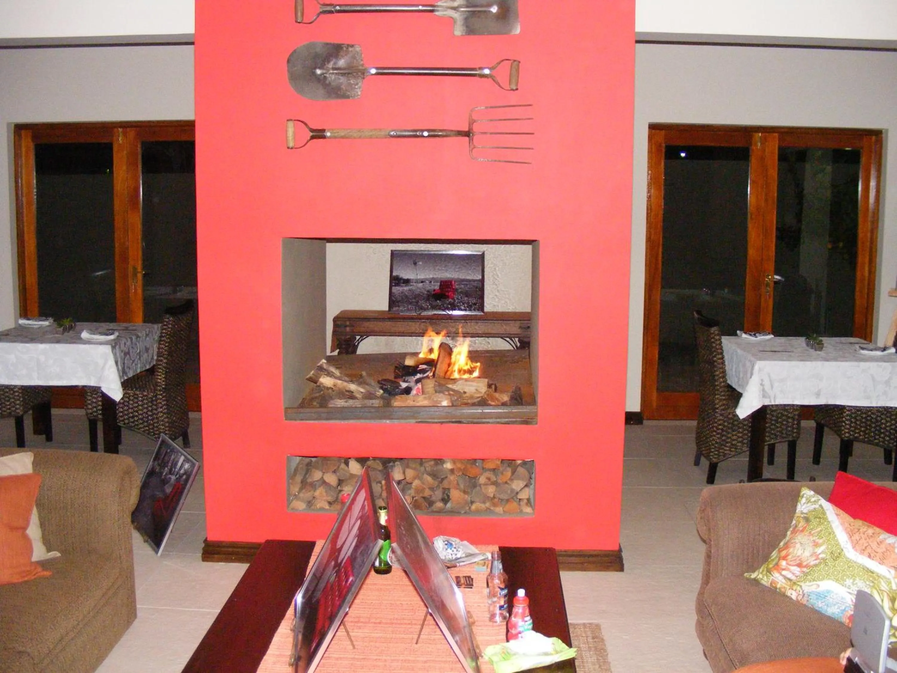 Communal lounge/ TV room in Karoo Sun Boutique Guest House