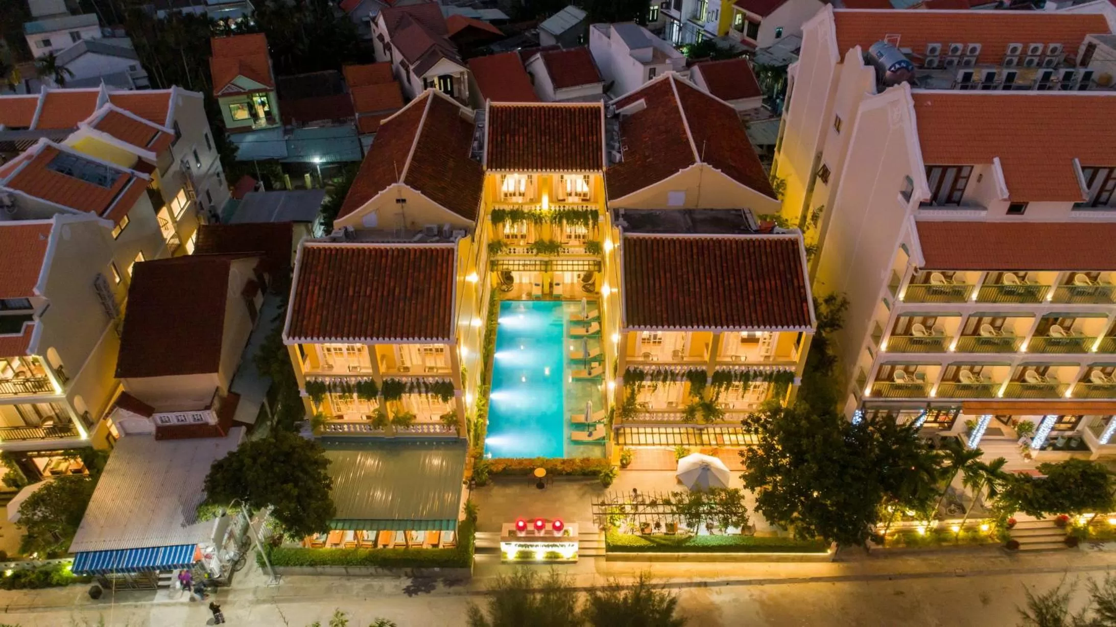Property building, Bird's-eye View in TRIPLE Riverside Villa Hotel HoiAn