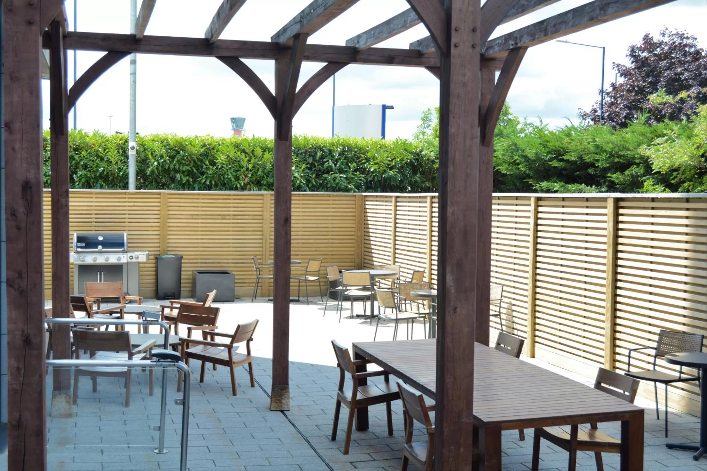 Patio in Staybridge Suites London Heathrow - Bath Road, an IHG Aparthotel