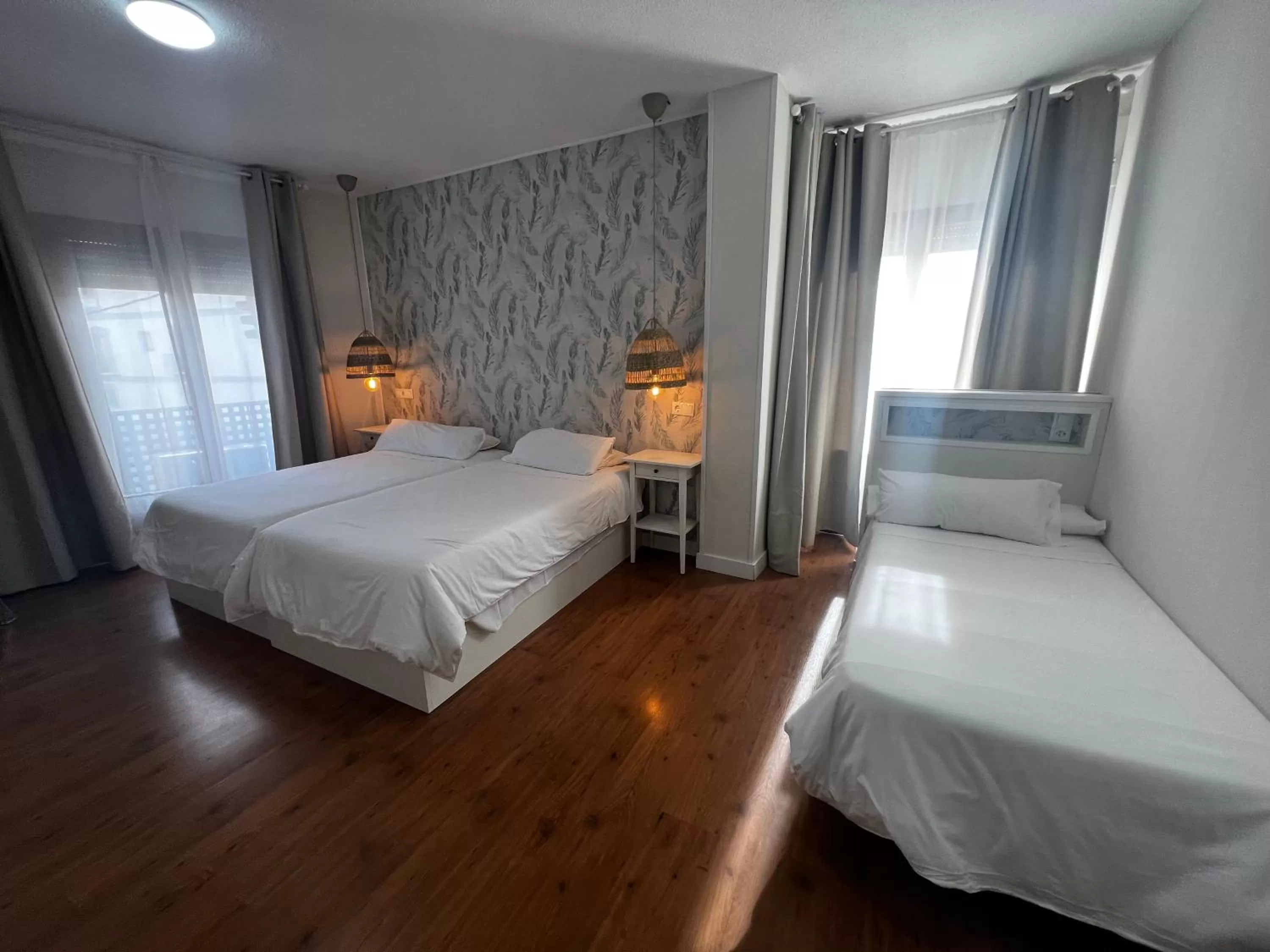 Bed in Hotel Plaza Mayor