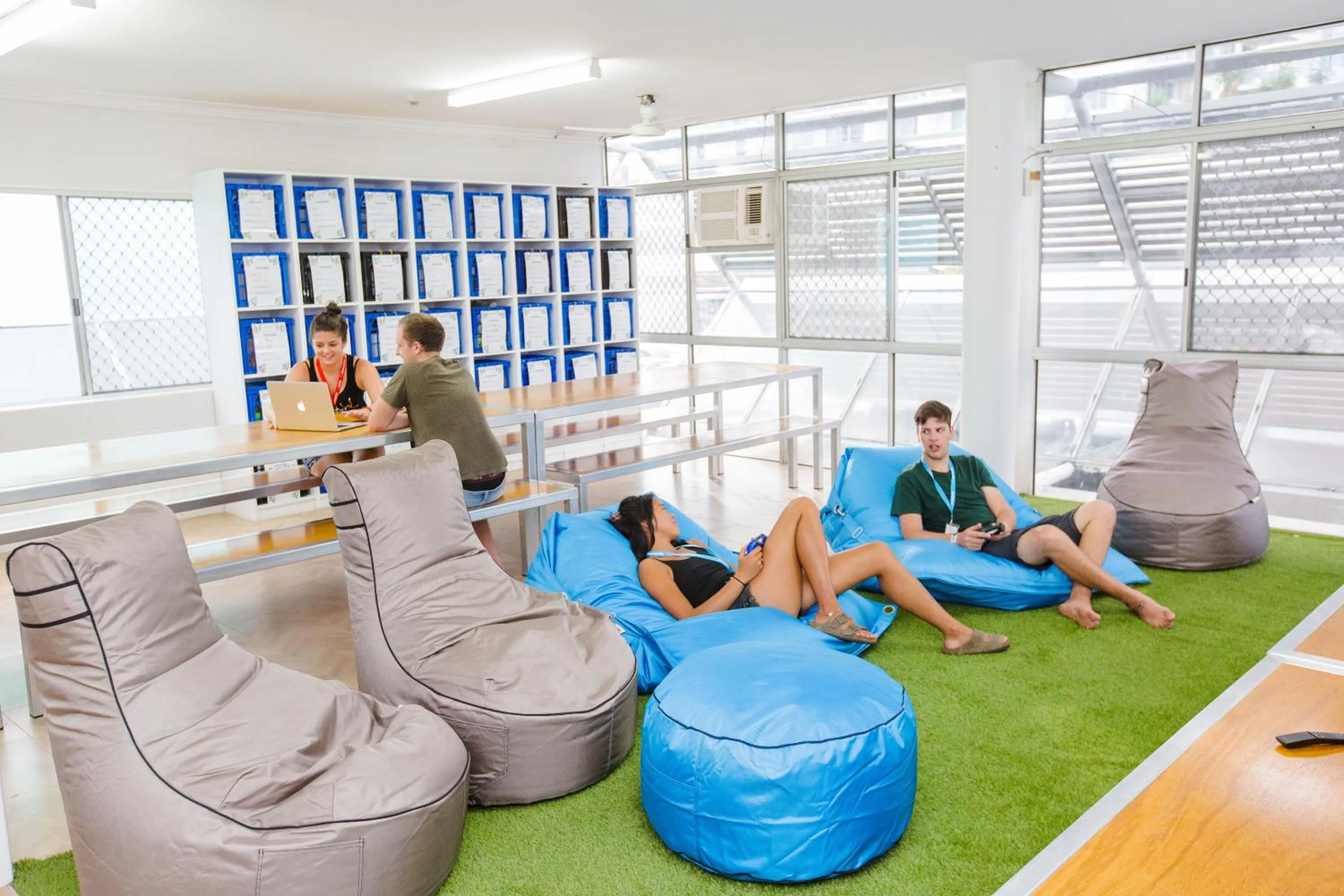 Living room in Mad Monkey Waterfront