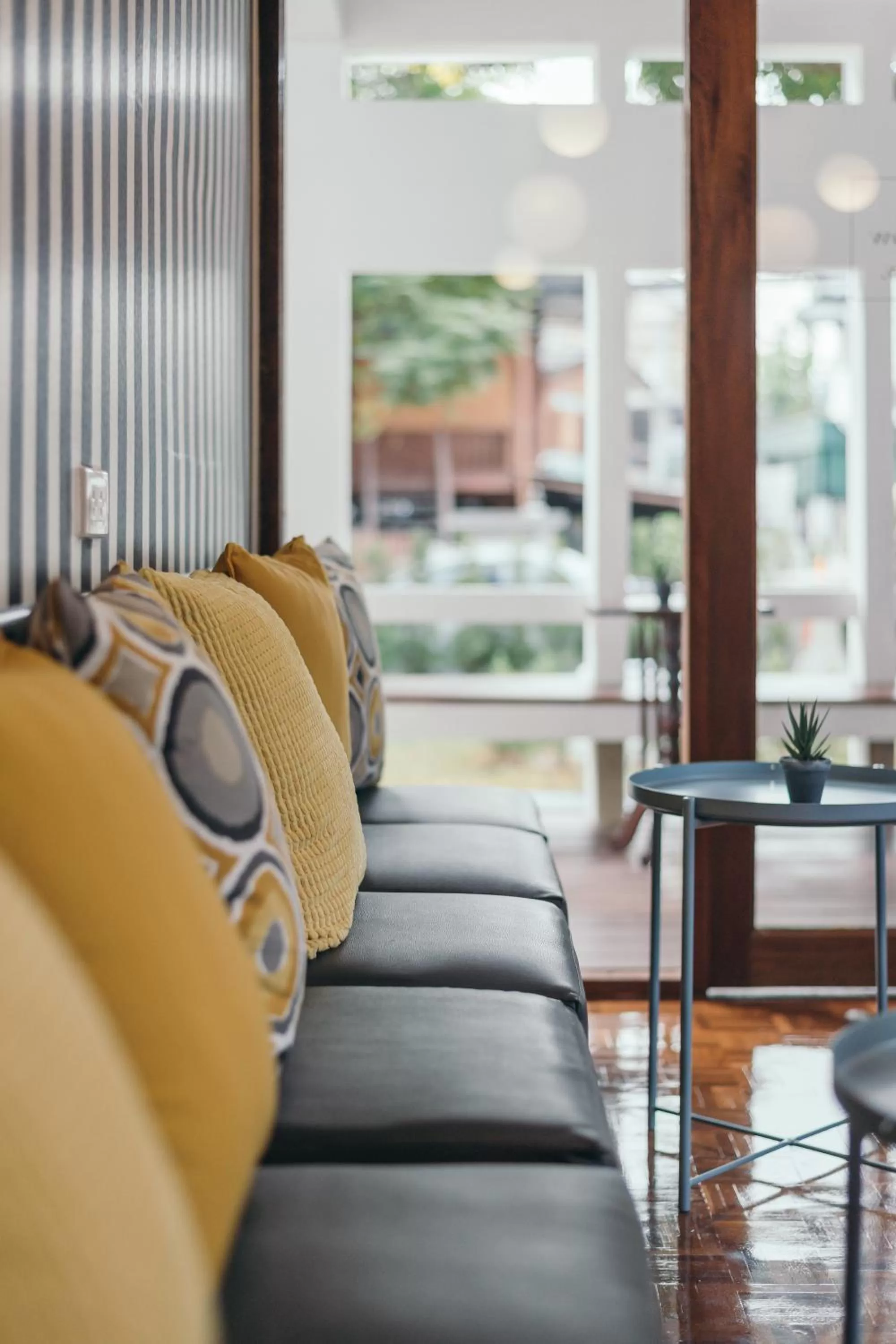 Seating area in The Mellow Pillow Hotel @ Chiang Mai Gate