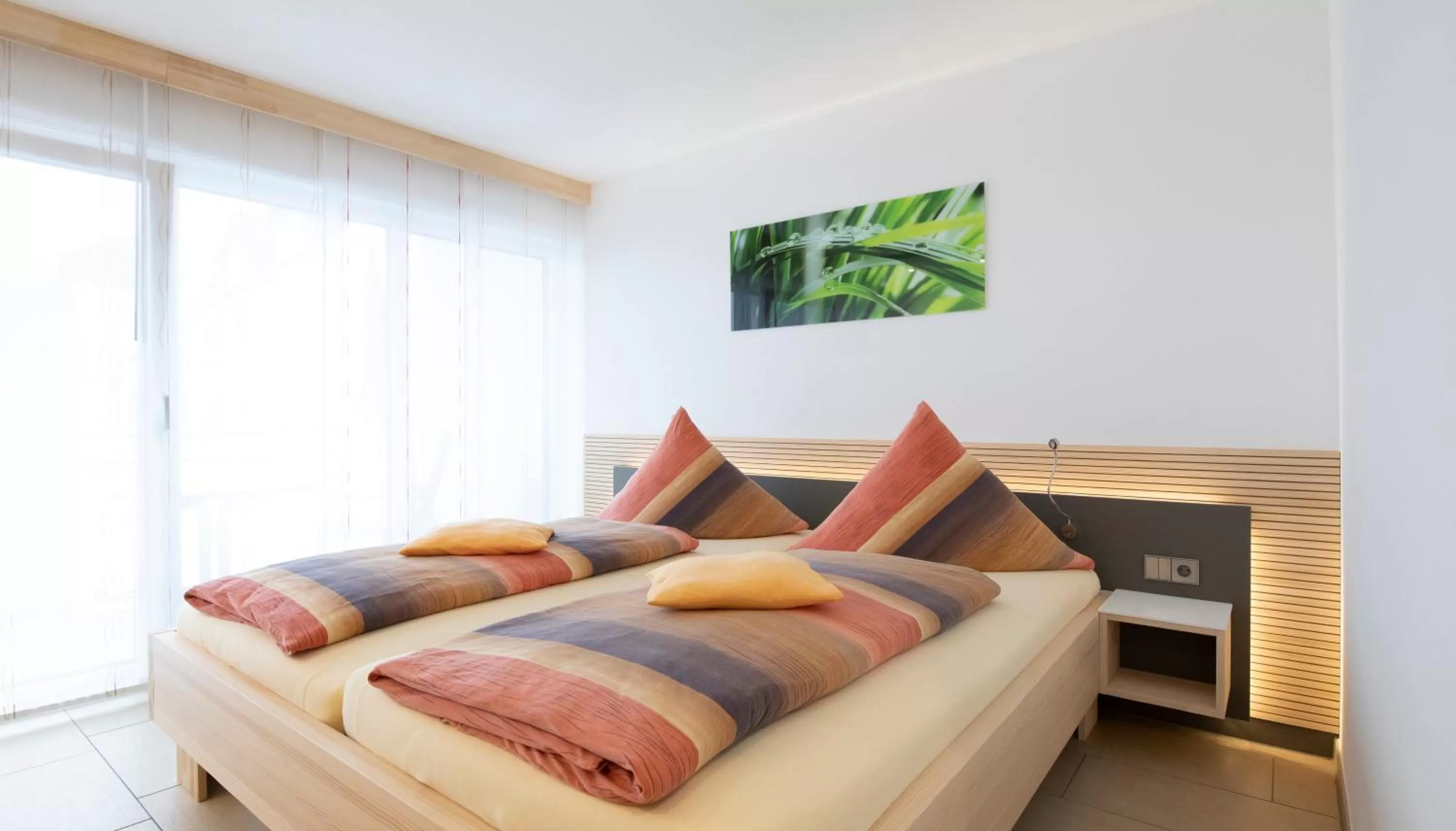 Bed in Hotel Garni Jägerhof