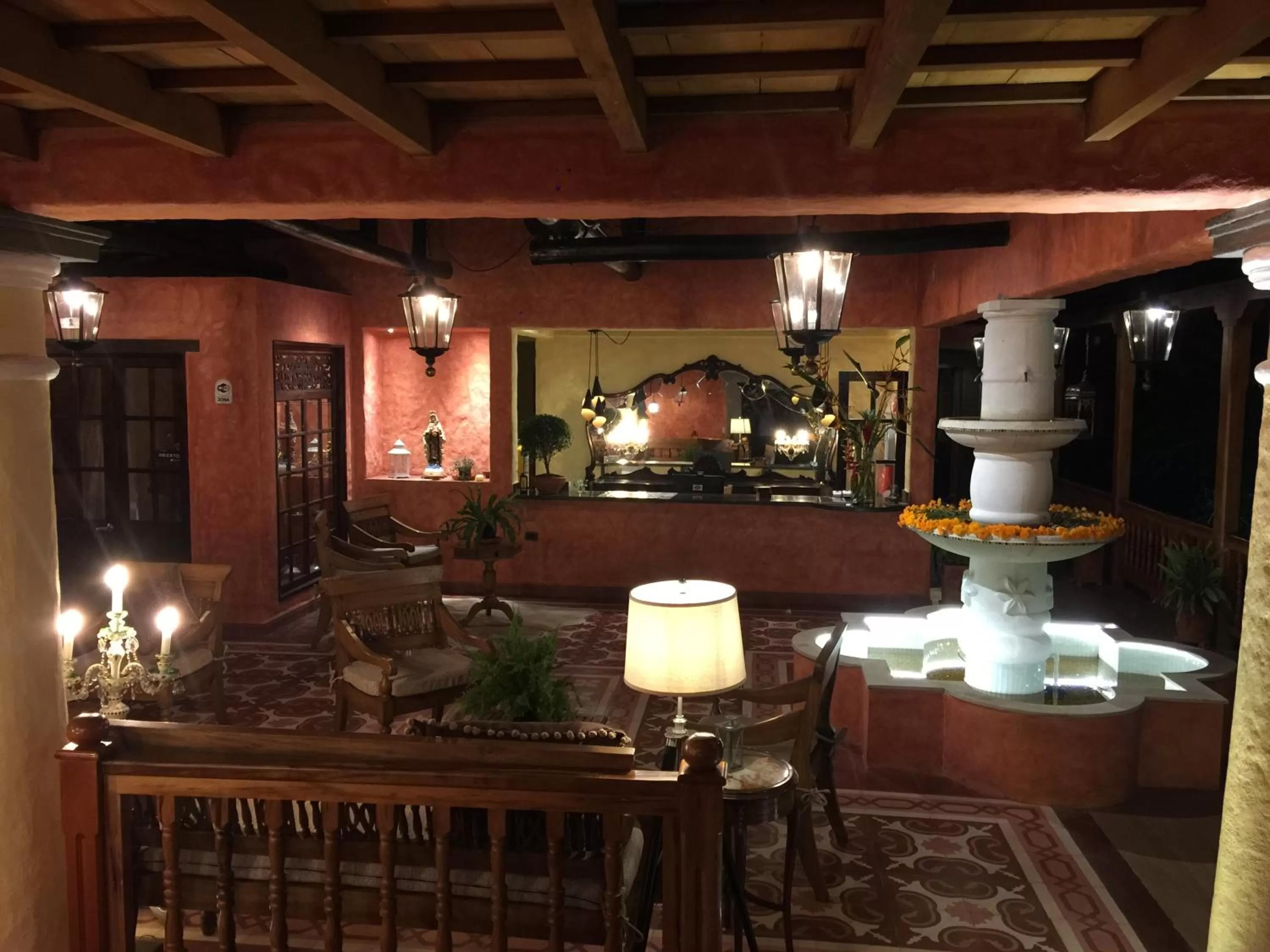 Lobby or reception in Monasterio San Agustín, Colombia