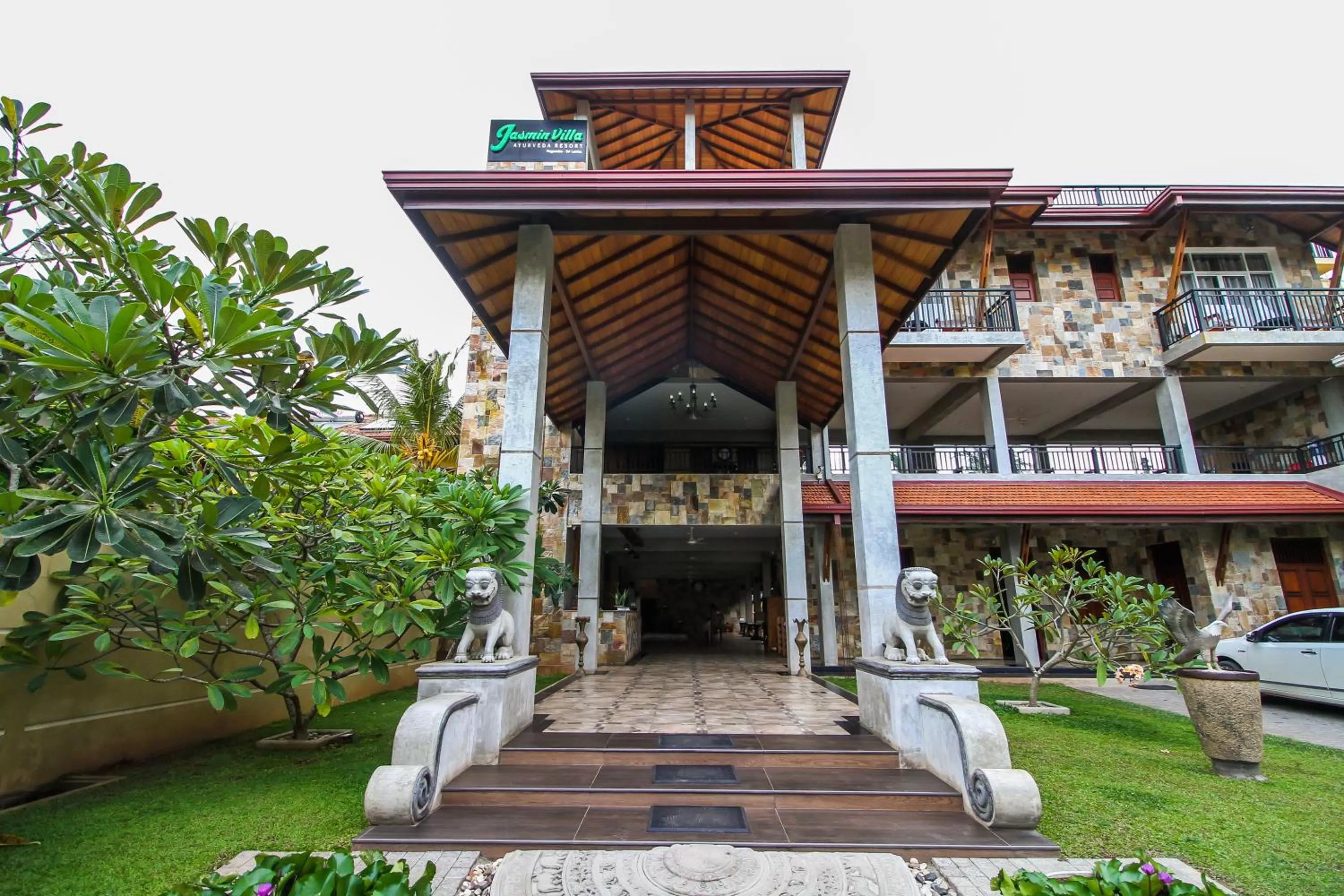 Facade/entrance, Property Building in Jasmin Villa Ayurveda Resort