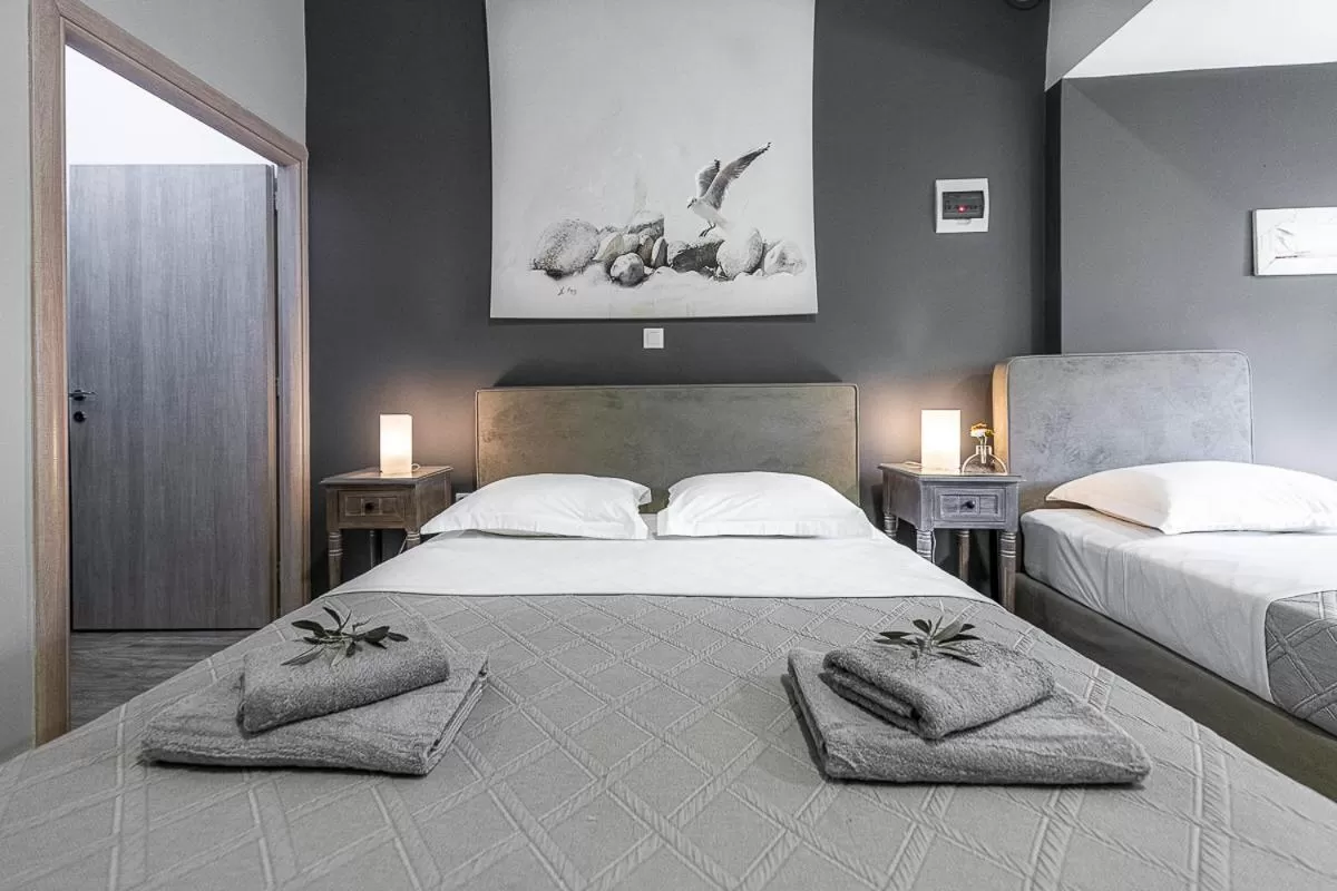 Bed in Comfort Stay Athens Airport Hotel - FREE shuttle from and to the airport