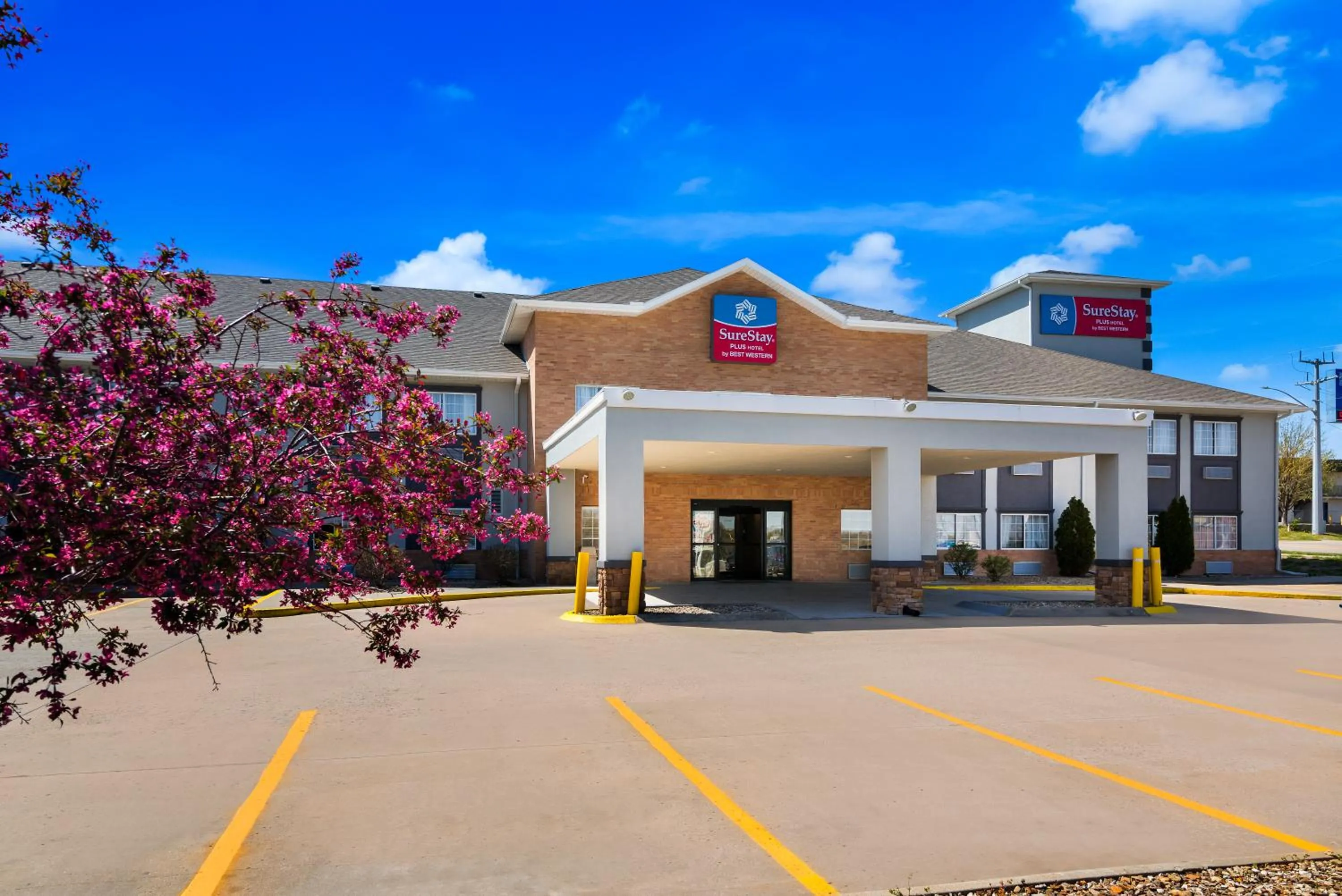 Property building in SureStay Plus Hotel by Best Western Topeka