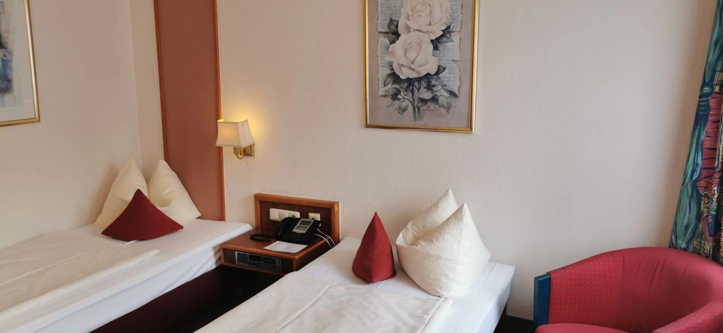 Bed in Heidehotel Soltauer Hof