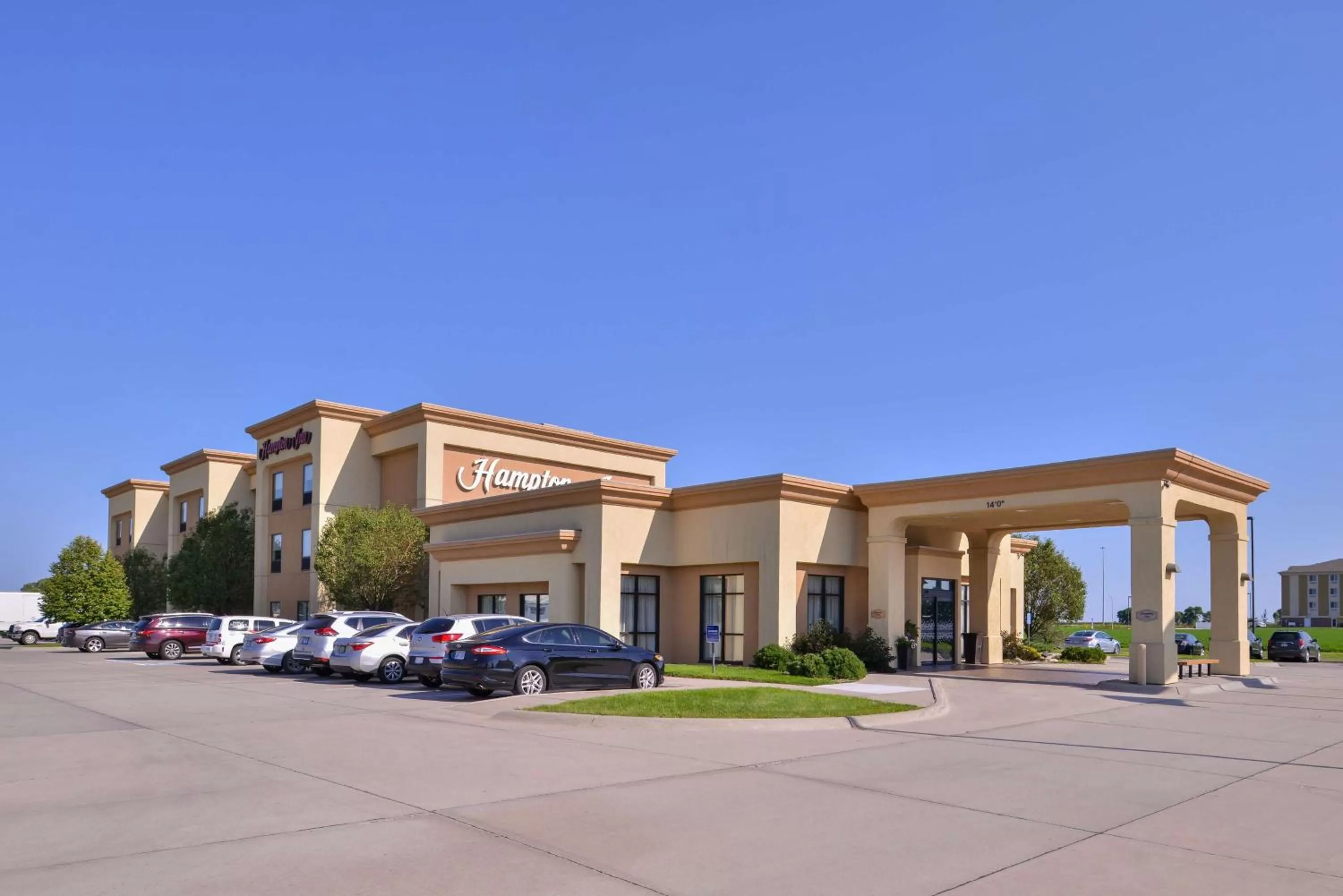 Property building in Hampton Inn York