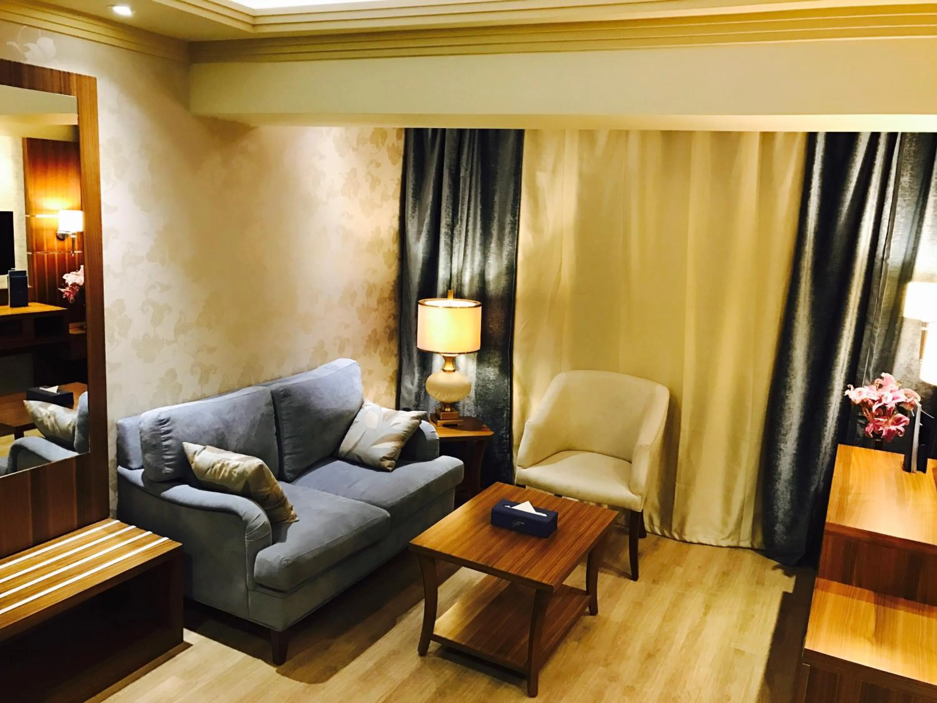 Living room in Gems Hotel