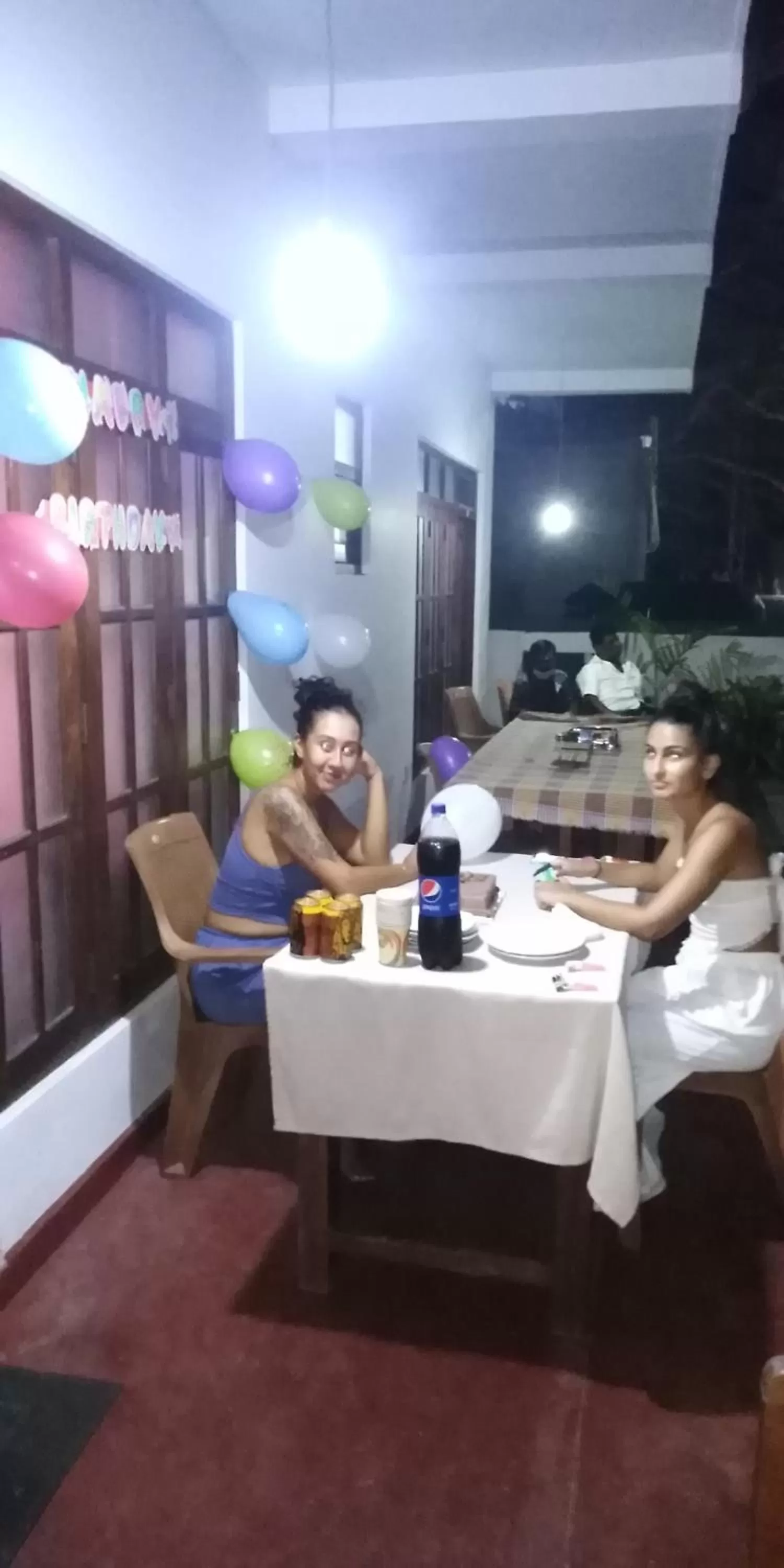 Seating area in Pearl Resort Mirissa