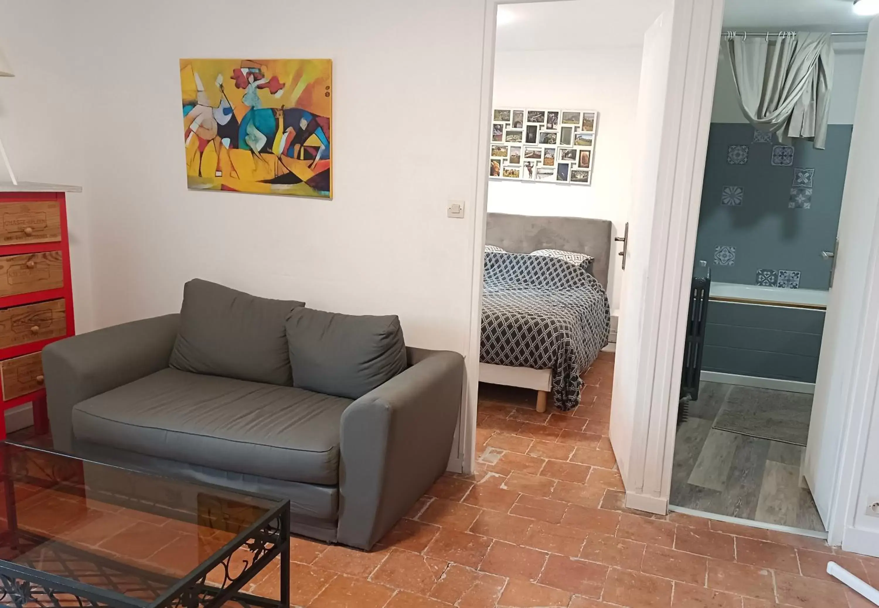 Double Room with Pool View in Le Magnolia, chambre d'hôte au calme Double Room with Pool View in Le Magnolia, chambre d'hôte au calme