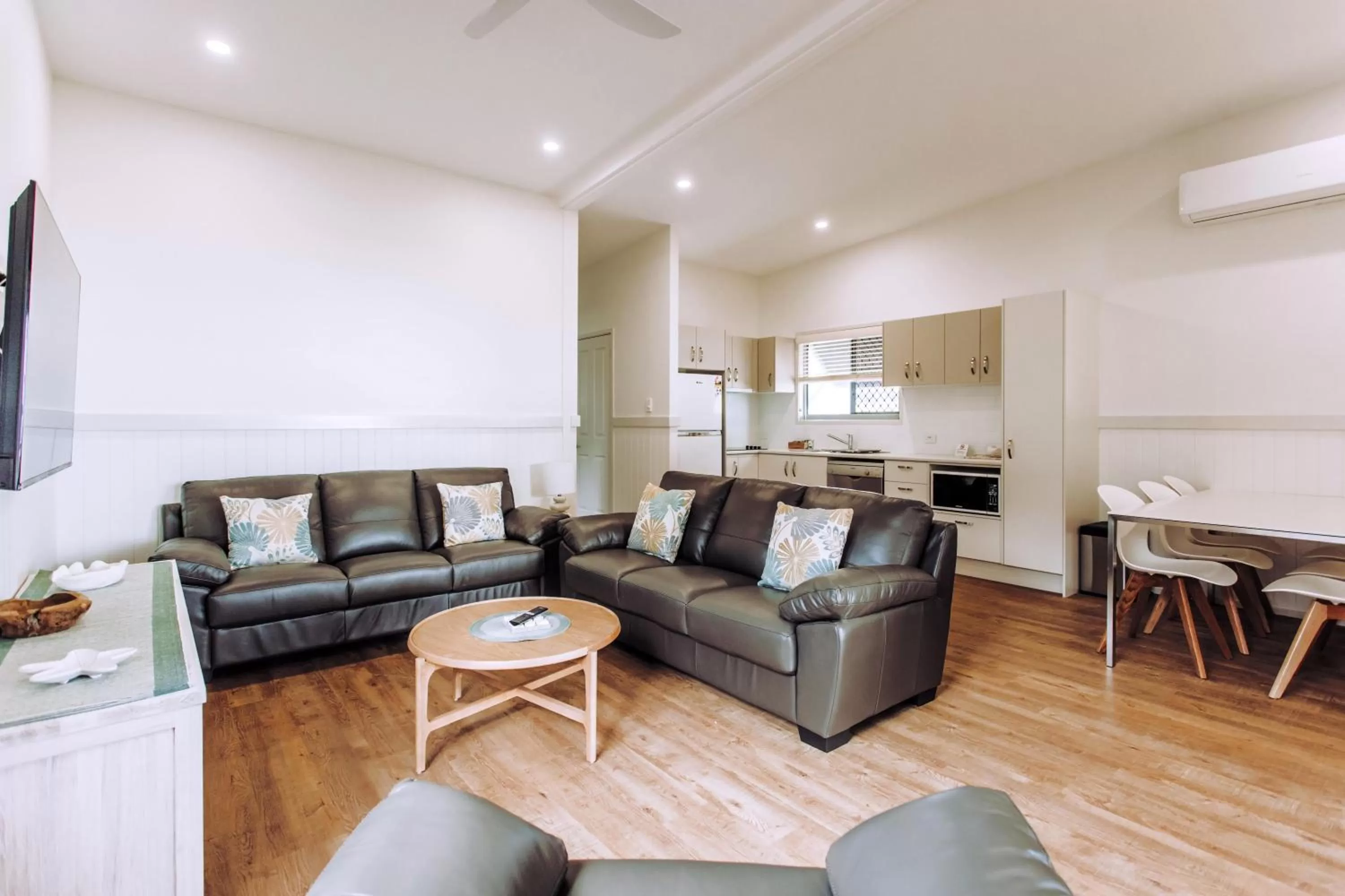 Kitchen or kitchenette in Woolgoolga Beach Holiday Park