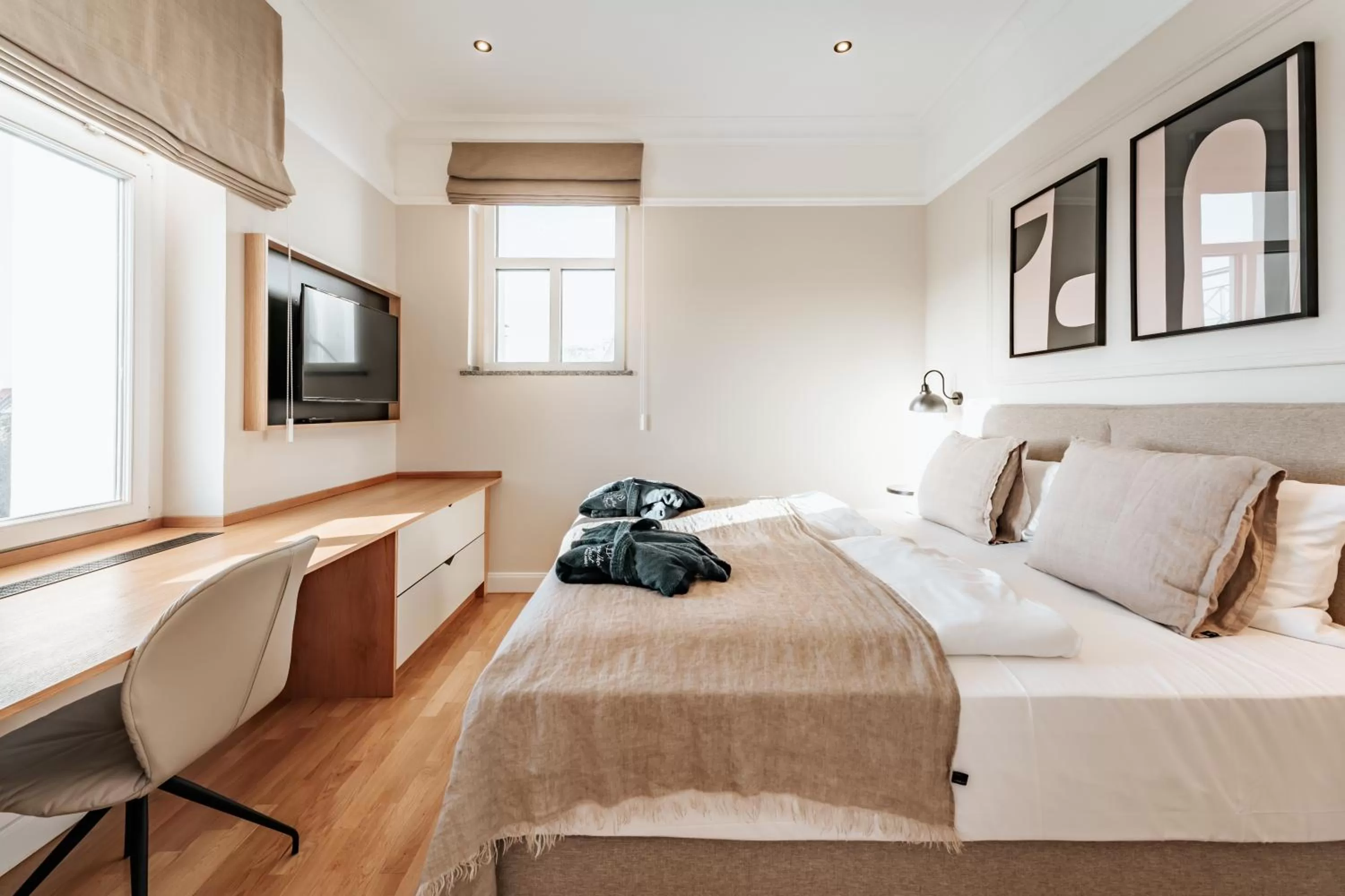 Bed in Strandhotel Kurhaus Juist