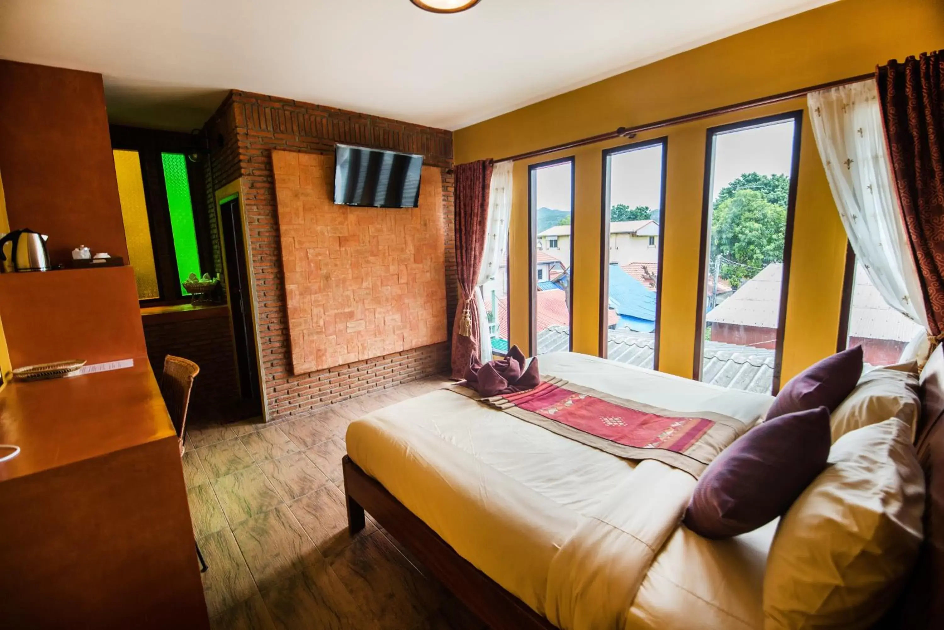 Deluxe Double Room in Pongphen Guesthouse - SHA Plus Certified Deluxe Double Room in Pongphen Guesthouse - SHA Plus Certified
