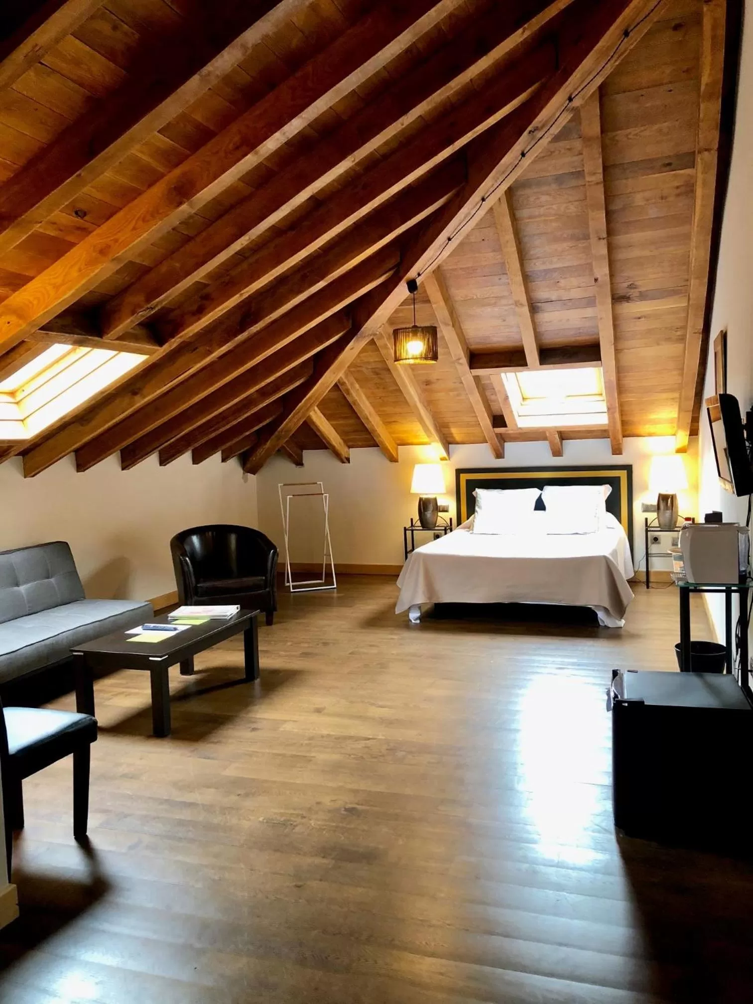 Communal lounge/ TV room, Bed in Palacio de Arce