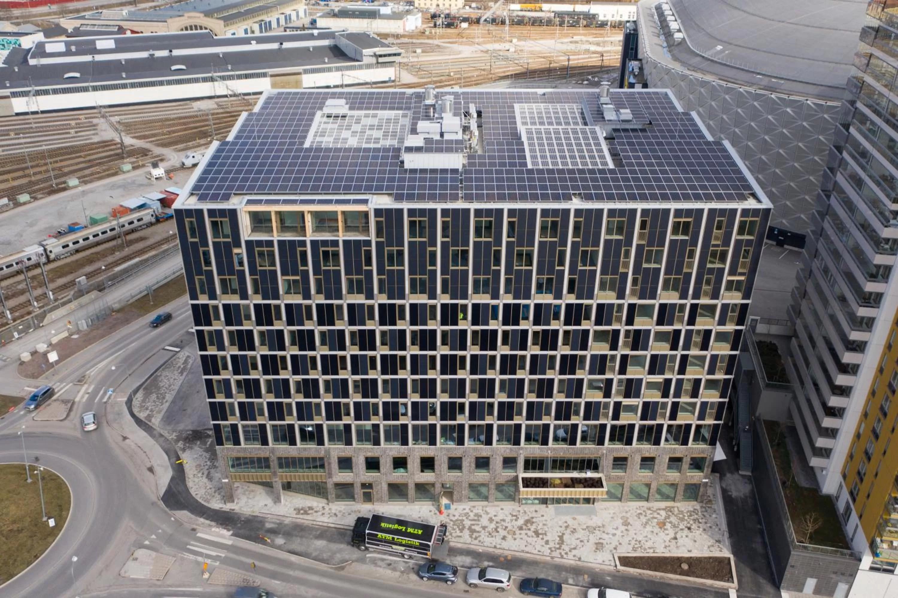 Property building in Comfort Hotel Solna Arenastaden