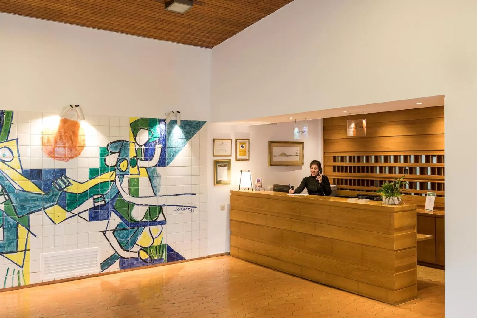 Staff in Parador de Ayamonte